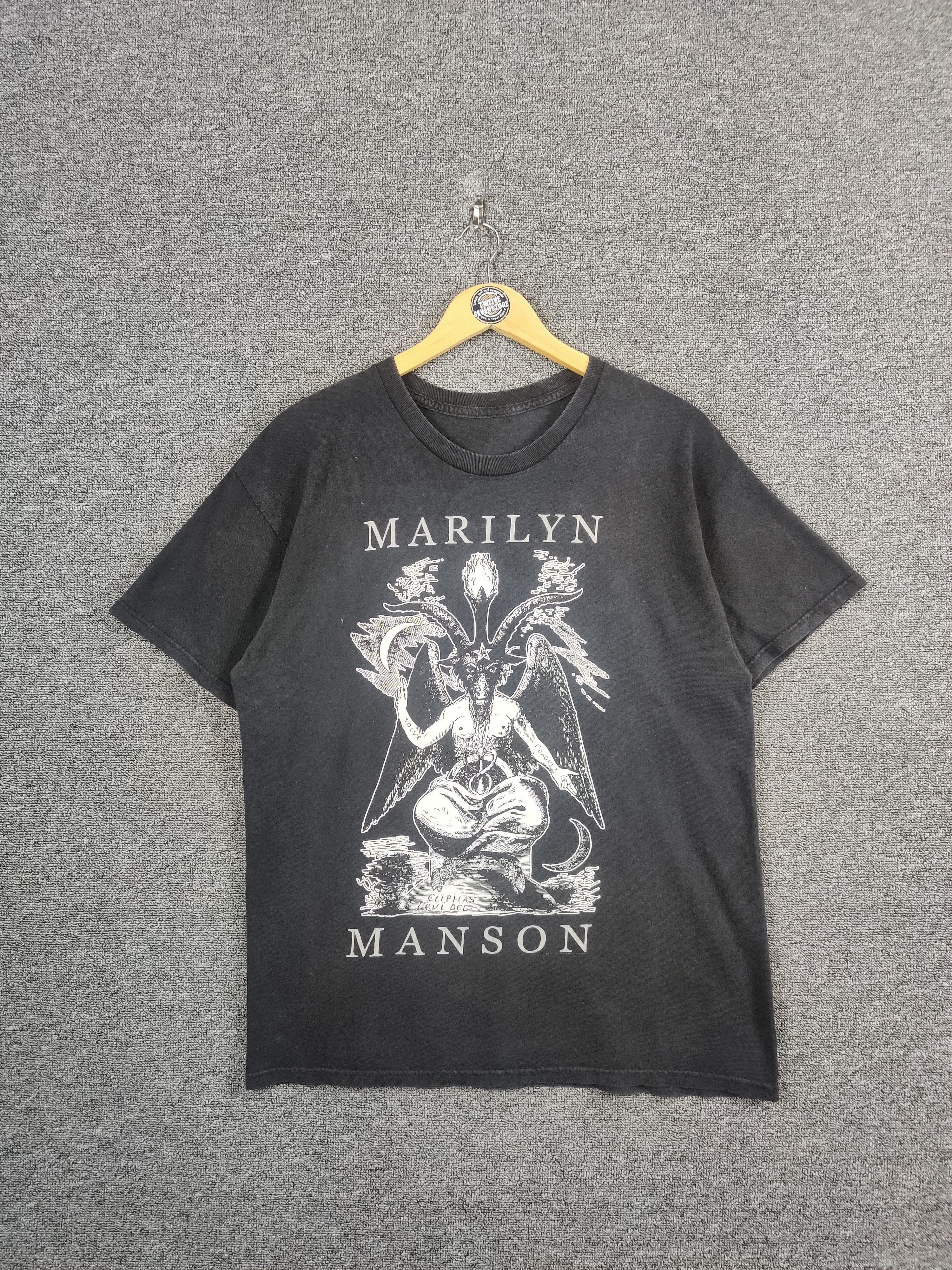 Band Tees Vintage Marilyn Manson Cliphas Levi Del Metal Tee Tshirt Size US L / EU 52-54 / 3 - 1 Thumbnail