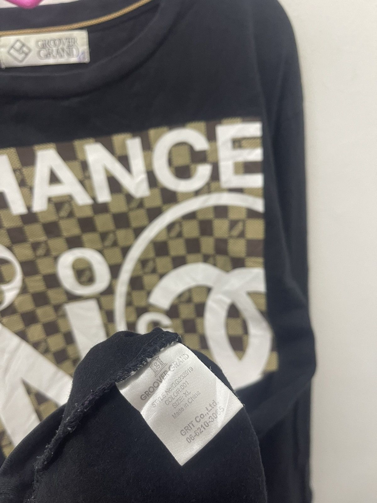 Japanese Brand Rare Vintage GROOVER GRAND Monogram Luxury Brand Inspired Size US XL / EU 56 / 4 - 5 Thumbnail