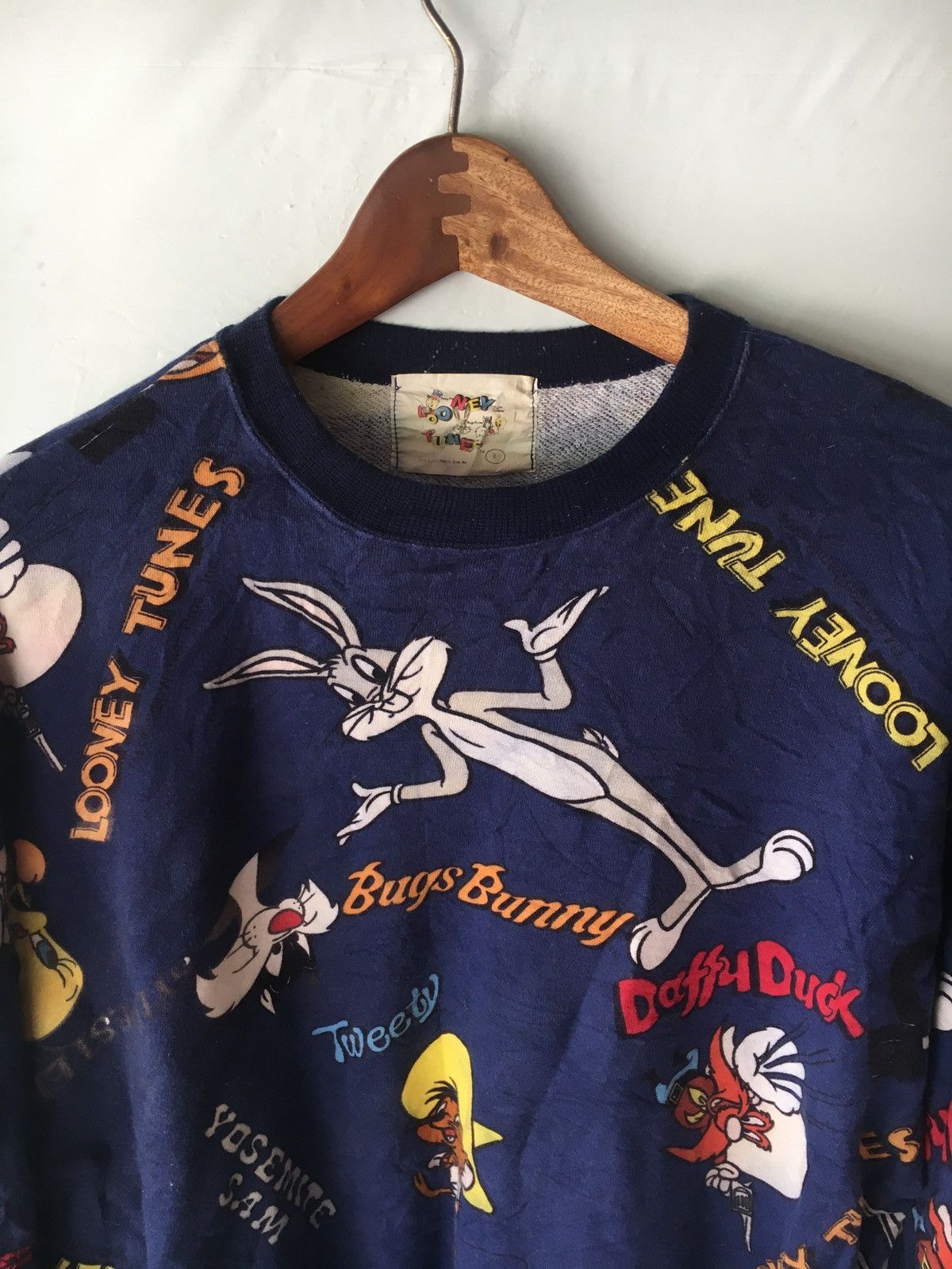Cartoon Network LOONEY TUNES FULL PRINT SWEATSHIRT JAPAN Size US L / EU 52-54 / 3 - 4 Thumbnail