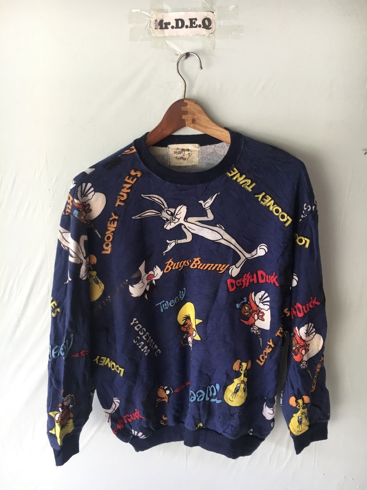 Cartoon Network LOONEY TUNES FULL PRINT SWEATSHIRT JAPAN Size US L / EU 52-54 / 3 - 1 Thumbnail