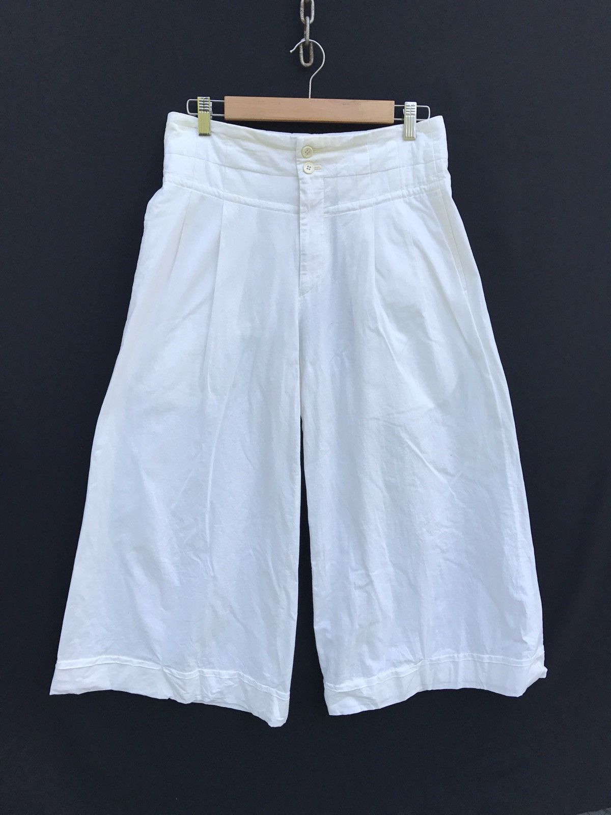 Comme des Garcons Japanese Fashion Designer Comme Des Garçons Cropped Pants Size US 29 - 1 Thumbnail