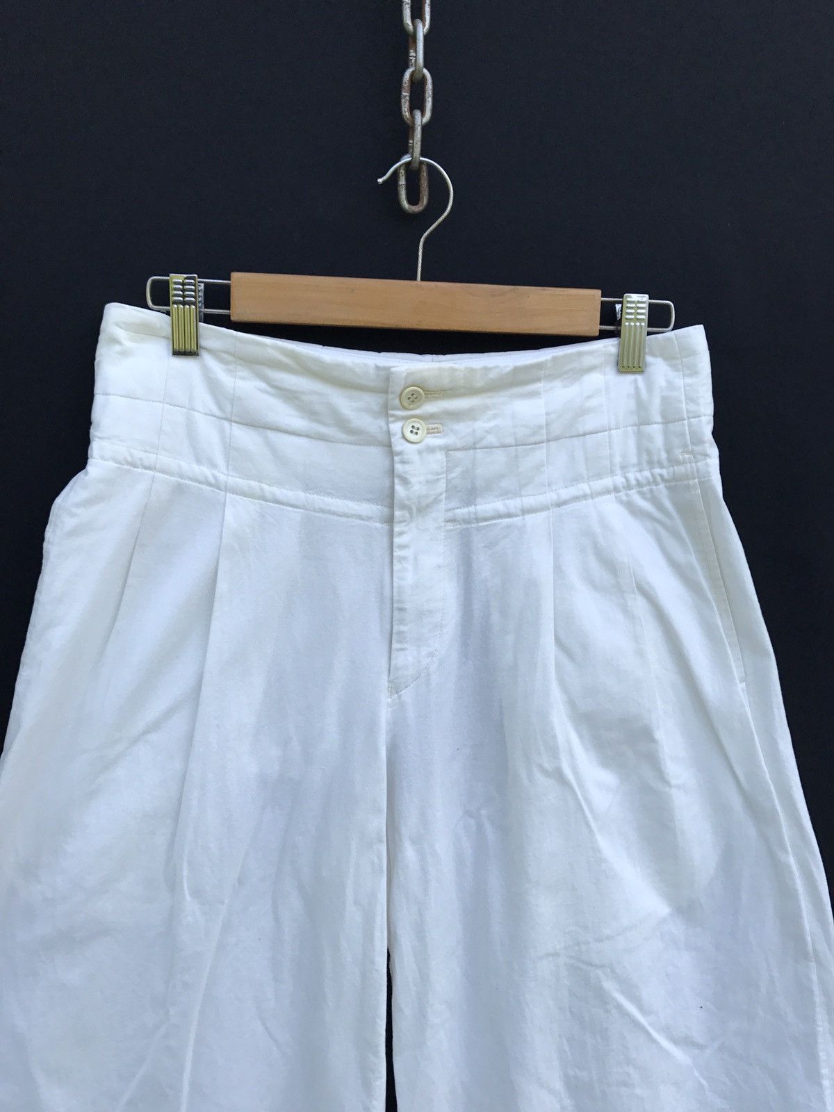 Comme des Garcons Japanese Fashion Designer Comme Des Garçons Cropped Pants Size US 29 - 2 Thumbnail