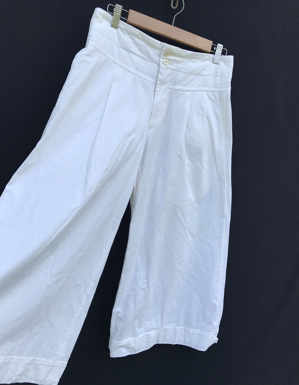 Comme des Garcons Japanese Fashion Designer Comme Des Garçons Cropped Pants Size US 29 - 3 Thumbnail
