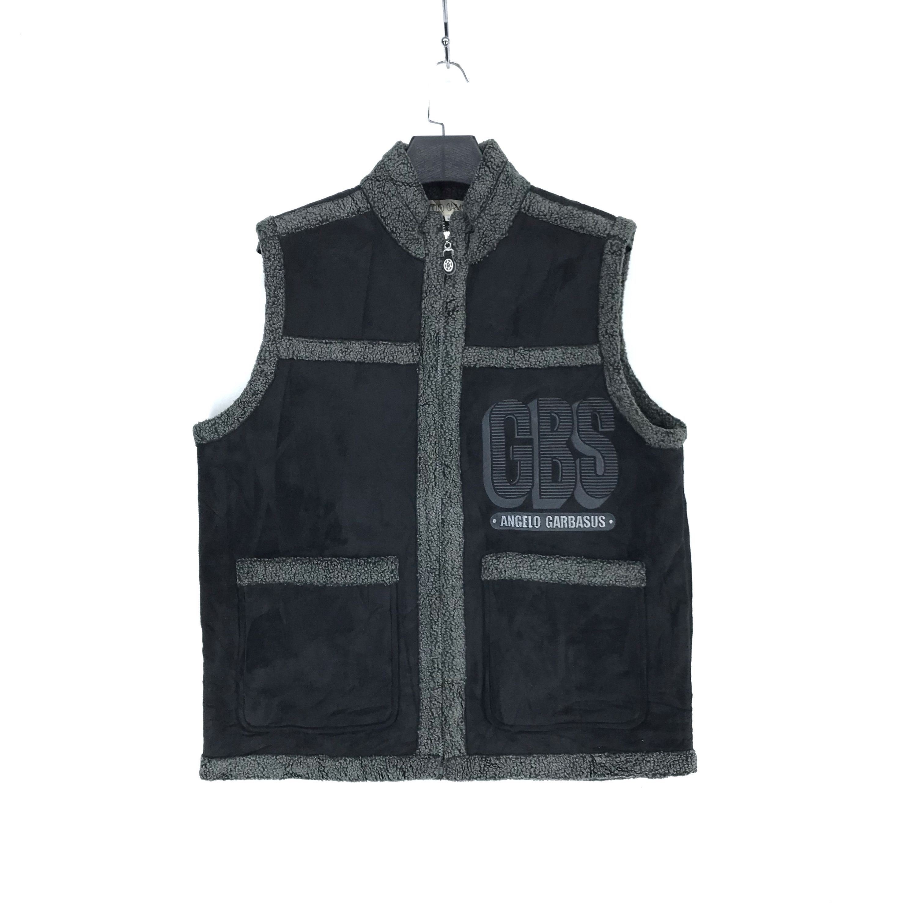 Anime Angelo Garbasus Embroidery Big Logo Sherpa Vest #2216-87 Size US L / EU 52-54 / 3 - 3 Thumbnail