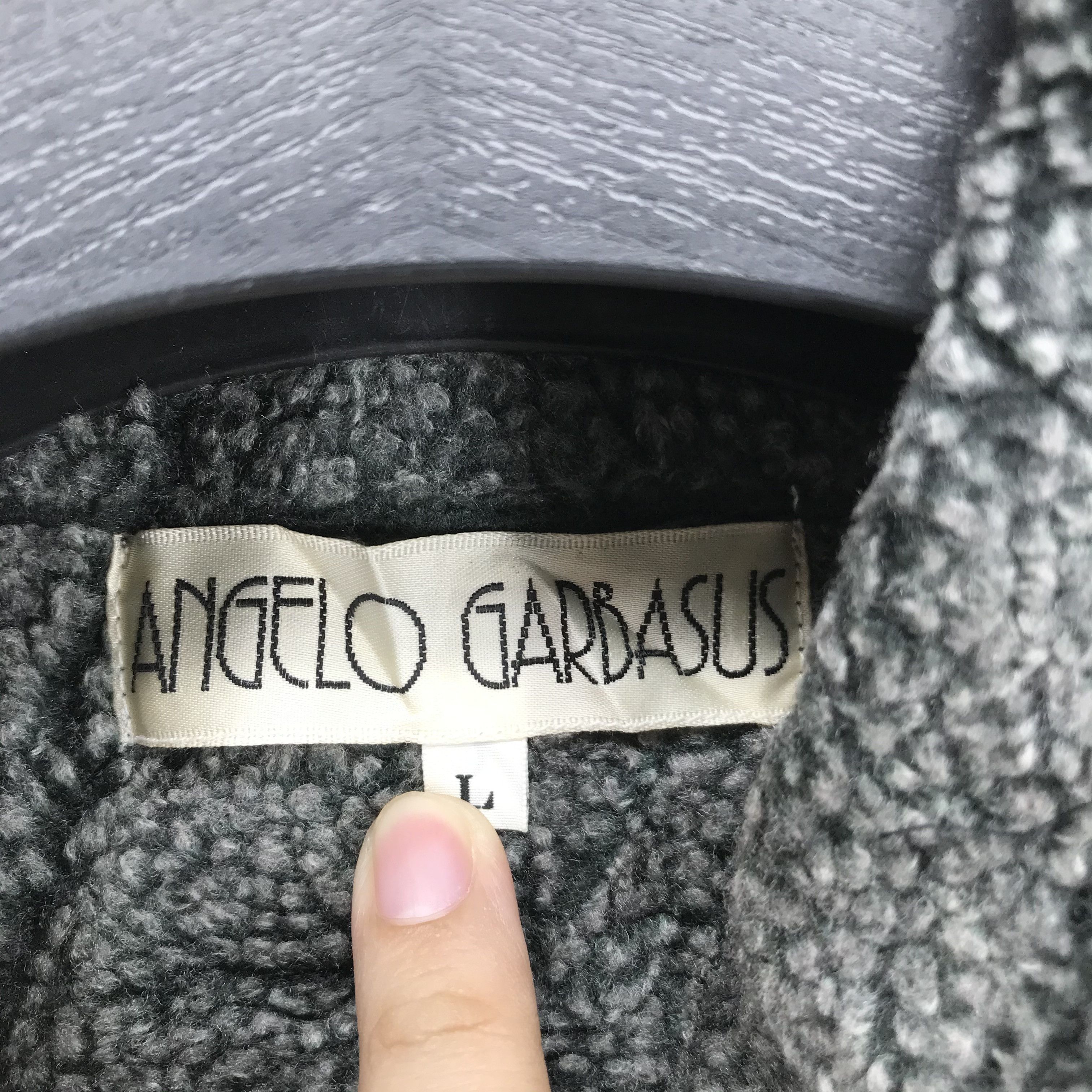 Anime Angelo Garbasus Embroidery Big Logo Sherpa Vest #2216-87 Size US L / EU 52-54 / 3 - 7 Thumbnail