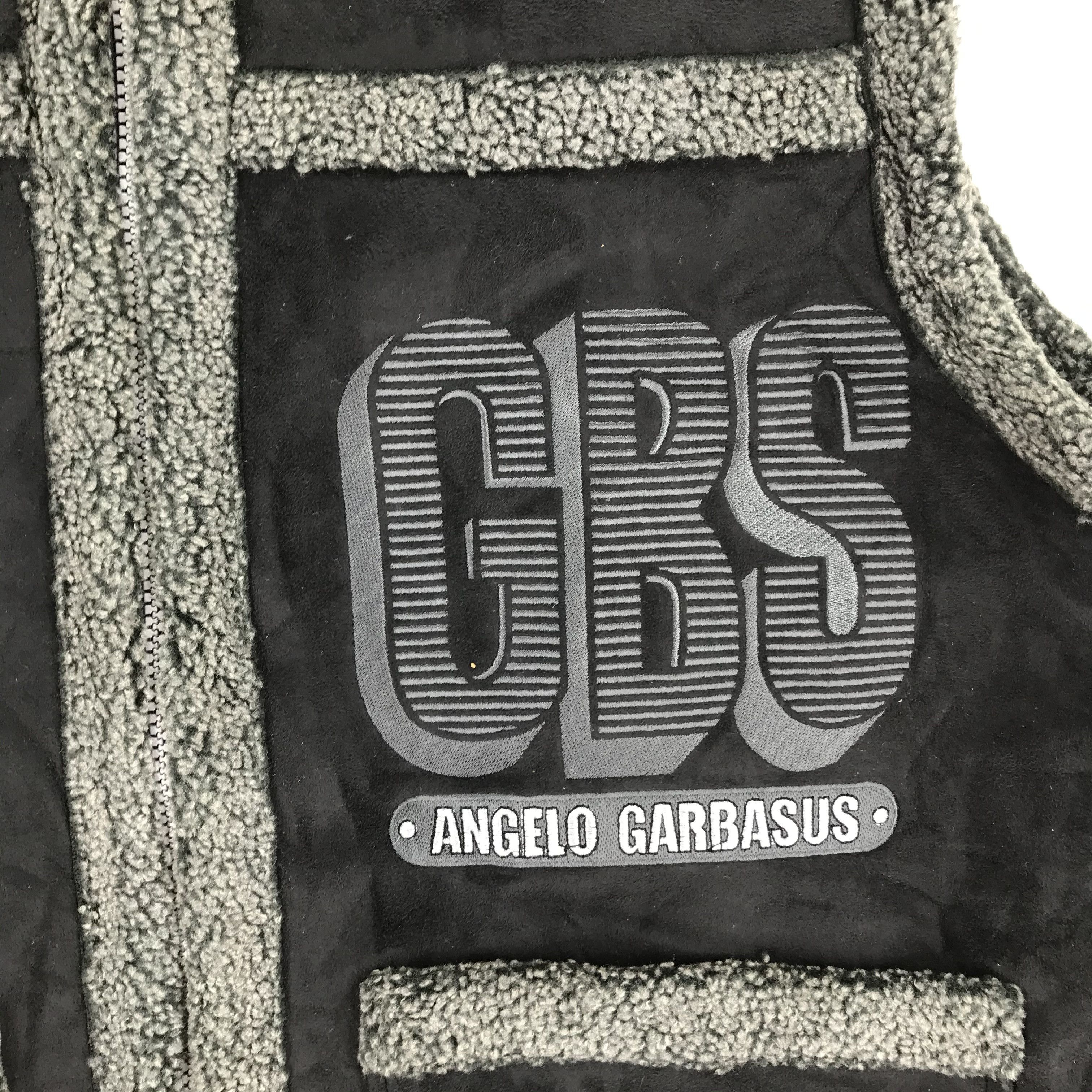 Anime Angelo Garbasus Embroidery Big Logo Sherpa Vest #2216-87 Size US L / EU 52-54 / 3 - 5 Thumbnail