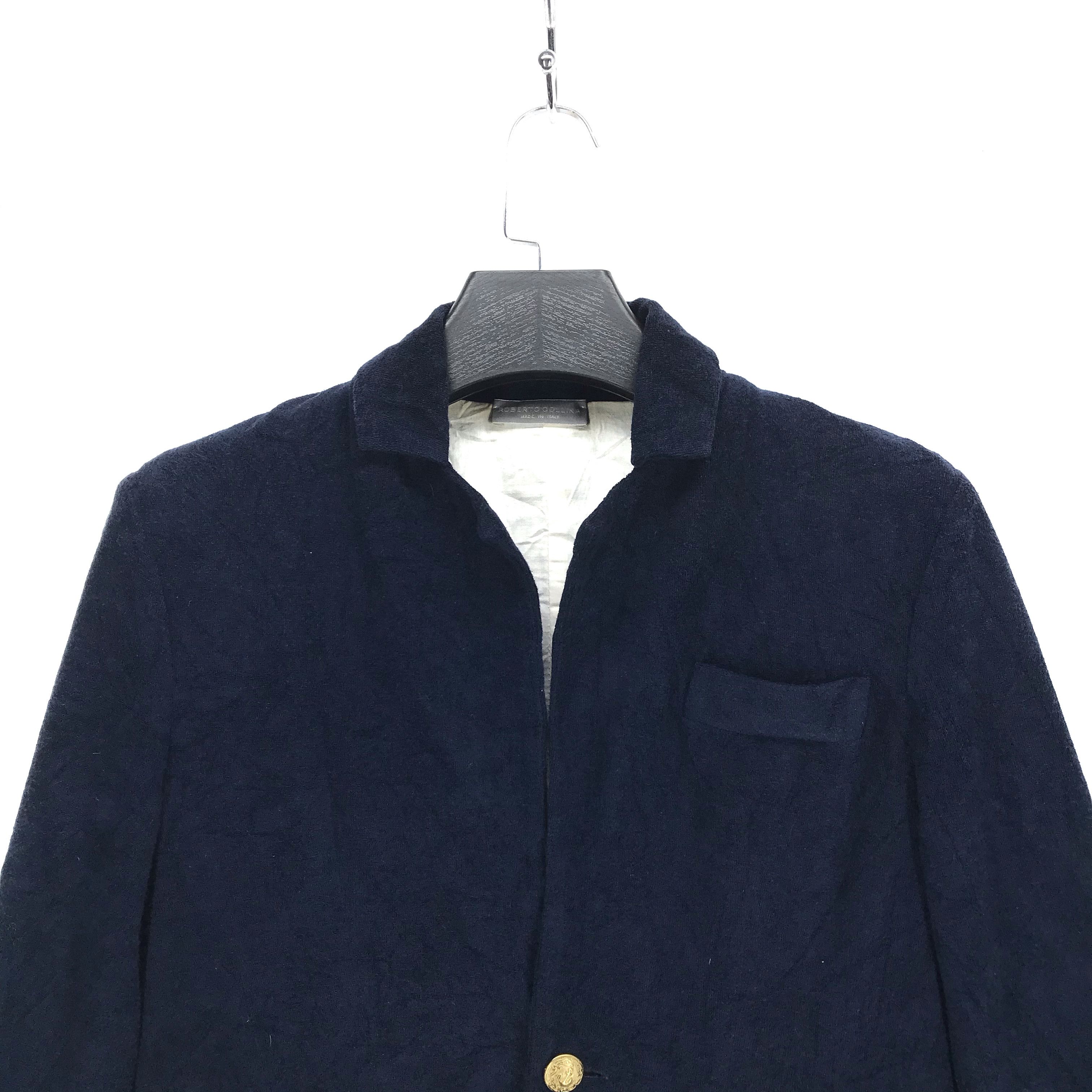 Roberto Collina Roberto Collina Made in Italy Velvet Casual Jacket #2308-90 Size US S / EU 44-46 / 1 - 2 Thumbnail