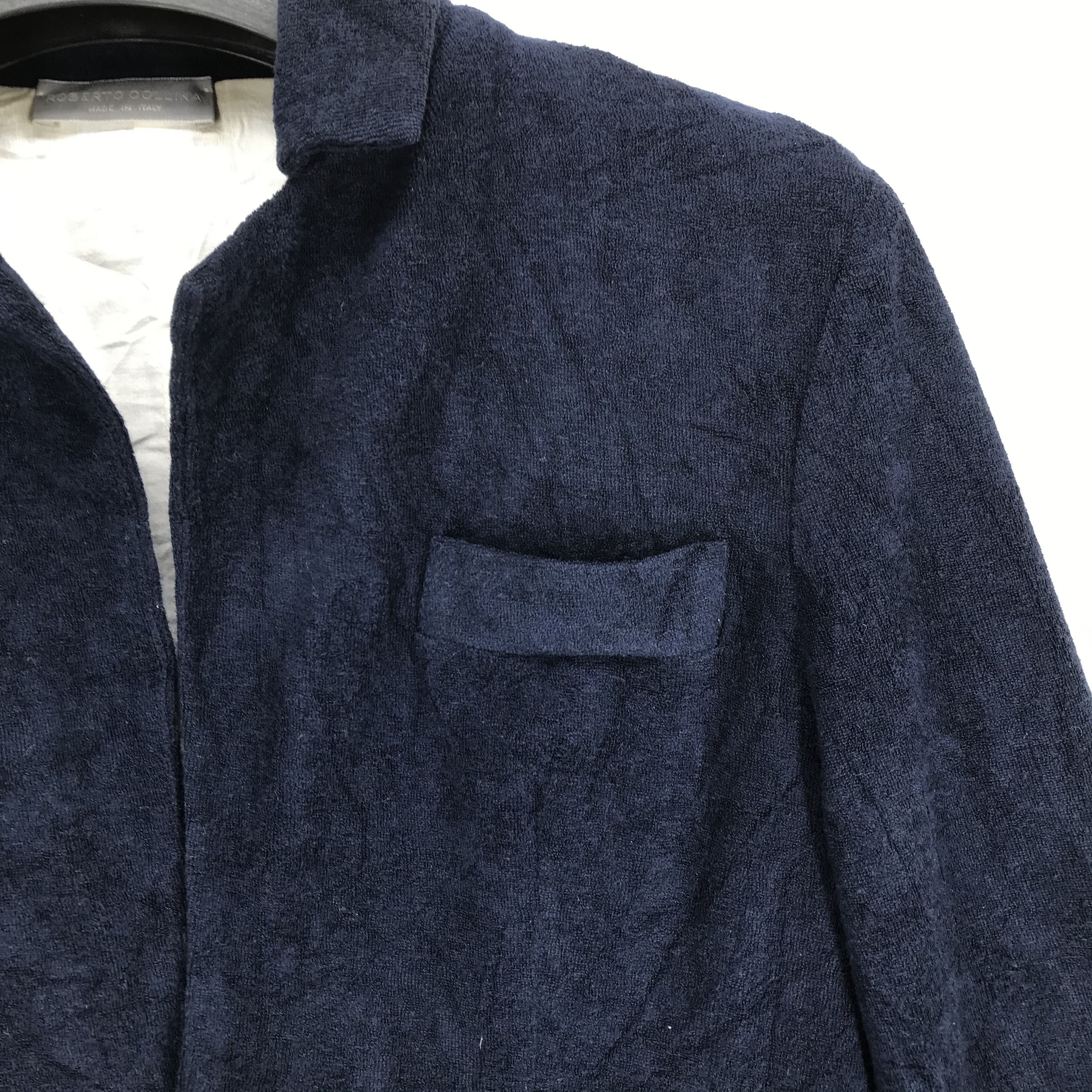 Roberto Collina Roberto Collina Made in Italy Velvet Casual Jacket #2308-90 Size US S / EU 44-46 / 1 - 4 Thumbnail