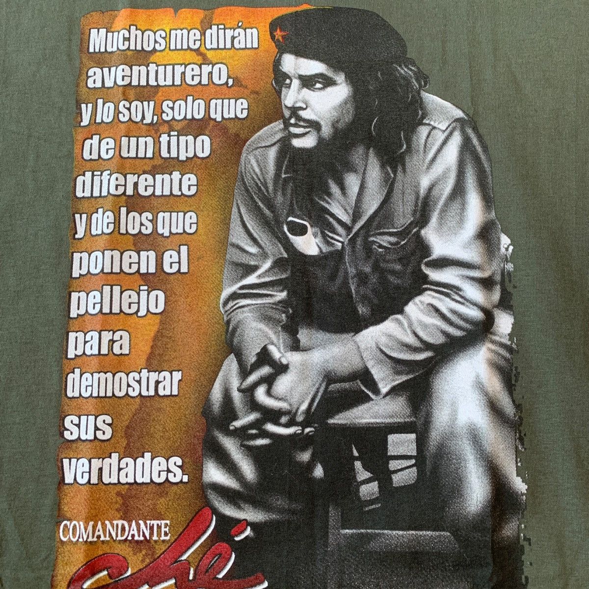 Rap Tees × Vintage Vintage Che Guevara Rap T Shirt NOS 90s Y2K Tzol Kin Cuba Size US XL / EU 56 / 4 - 2 Thumbnail