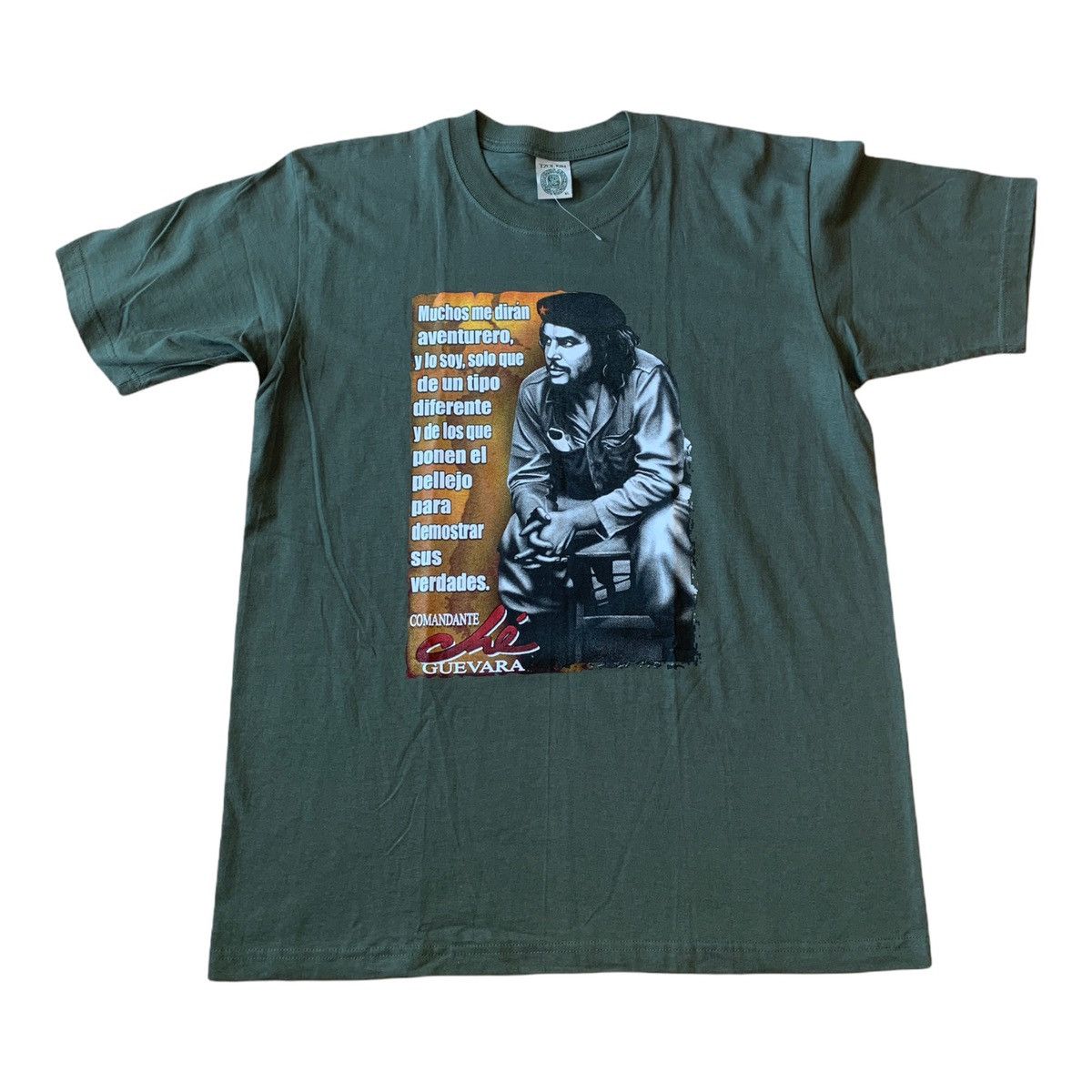 Rap Tees × Vintage Vintage Che Guevara Rap T Shirt NOS 90s Y2K Tzol Kin Cuba Size US XL / EU 56 / 4 - 1 Thumbnail