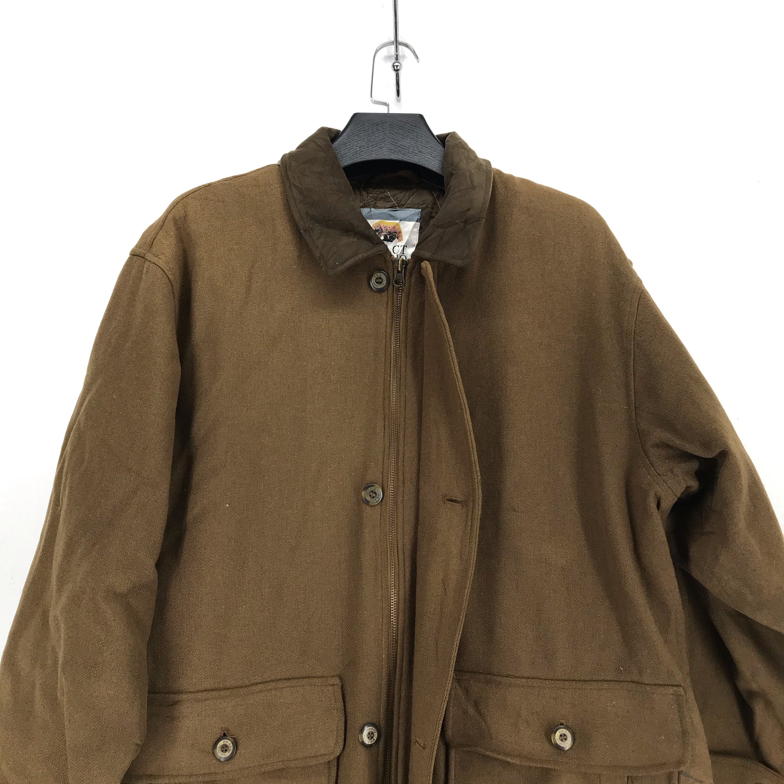 Japanese Brand PRACT STUDIO Button Zipper Chore Jacket #2210-87 Size US L / EU 52-54 / 3 - 5 Thumbnail