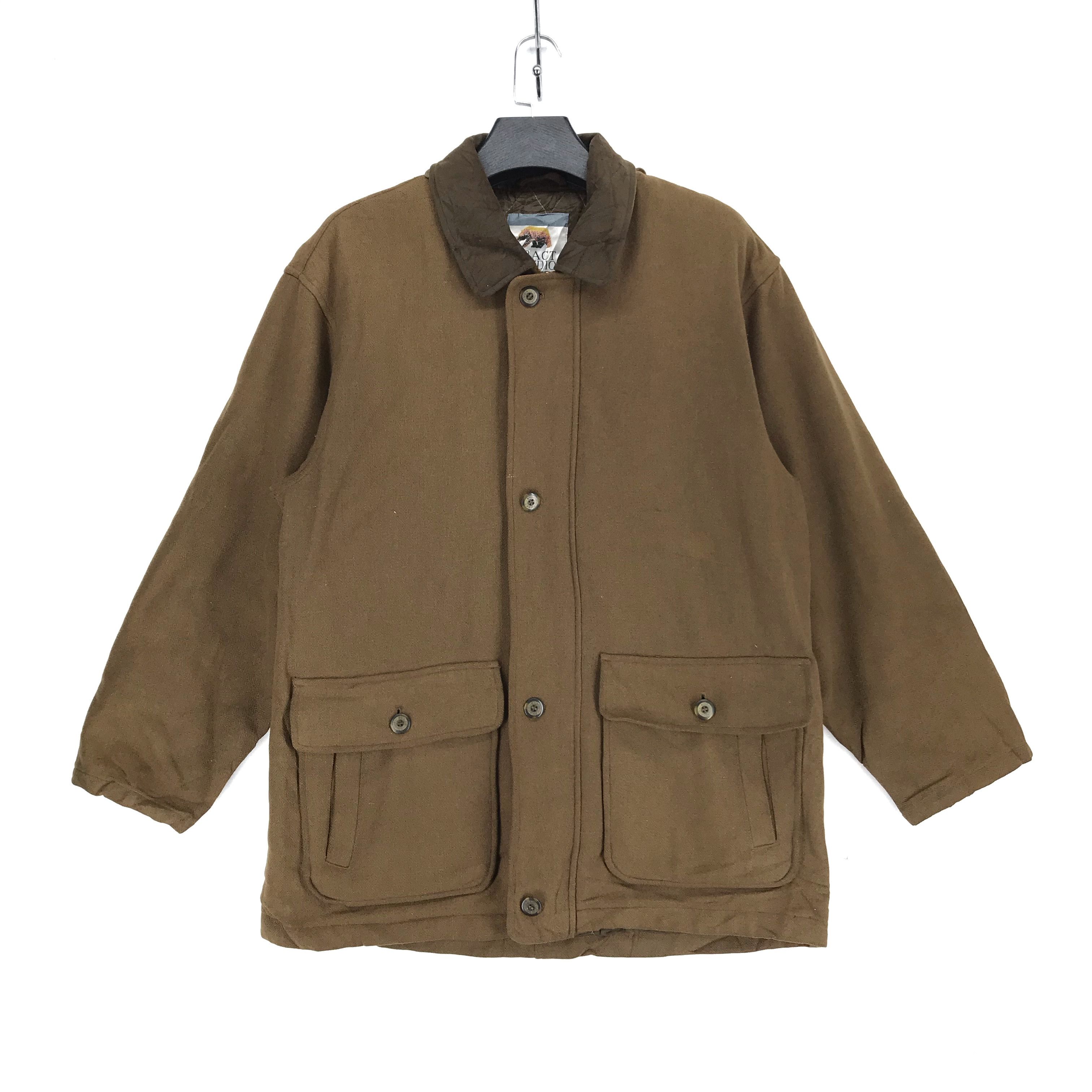 Japanese Brand PRACT STUDIO Button Zipper Chore Jacket #2210-87 Size US L / EU 52-54 / 3 - 1 Thumbnail