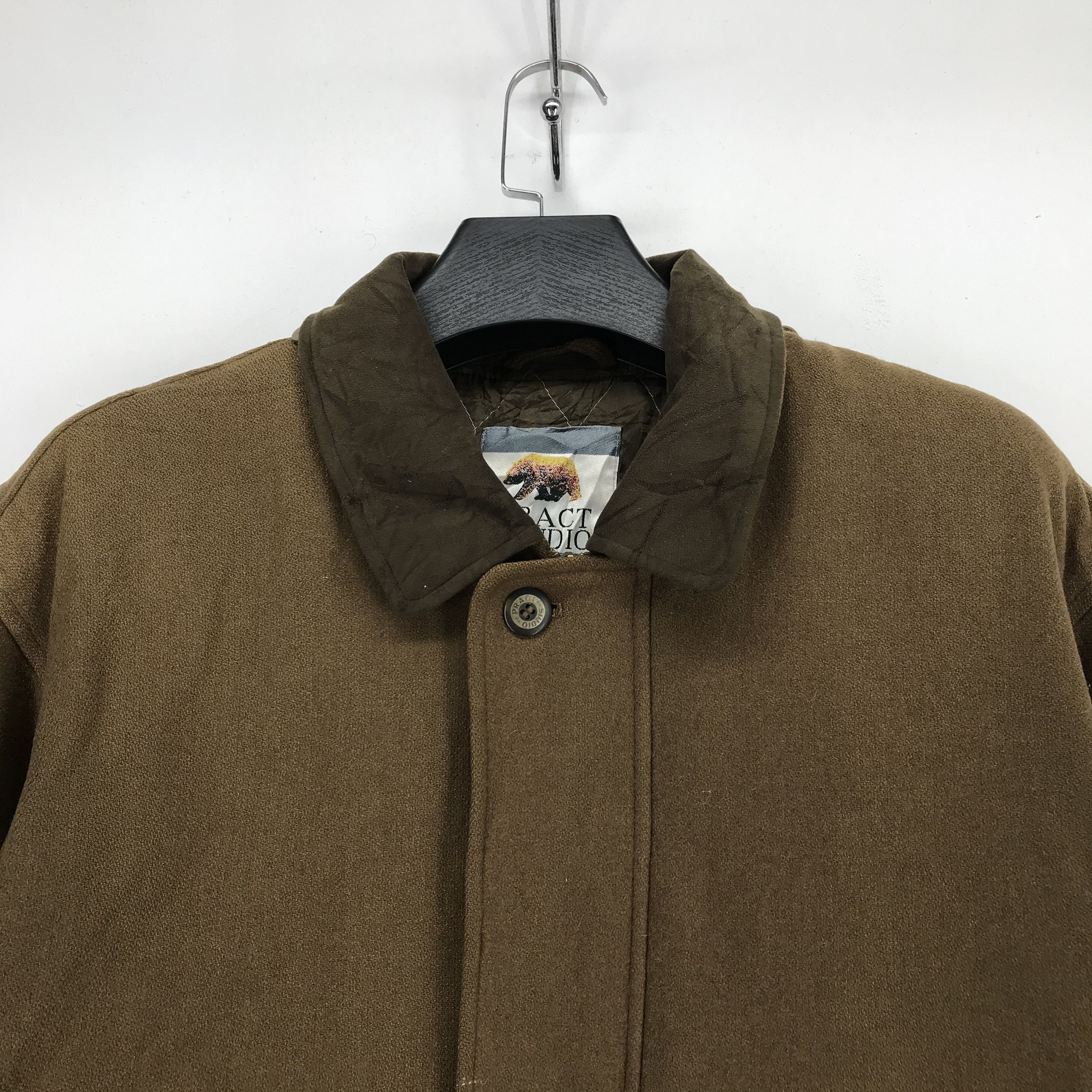 Japanese Brand PRACT STUDIO Button Zipper Chore Jacket #2210-87 Size US L / EU 52-54 / 3 - 2 Thumbnail