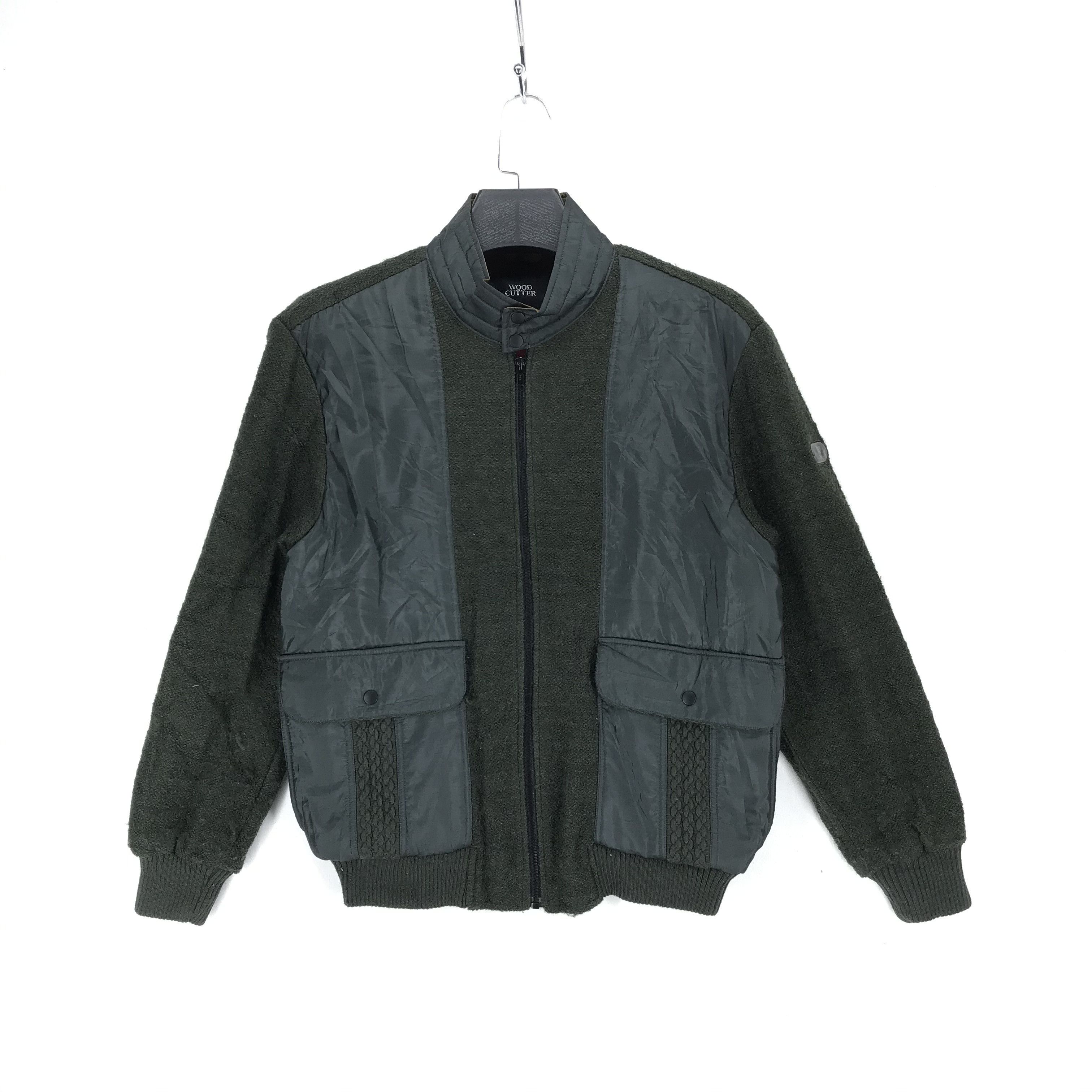 Japanese Brand WOOD CUTTER Hybrid Parachute Jacket #2303-90 Size US M / EU 48-50 / 2 - 1 Thumbnail