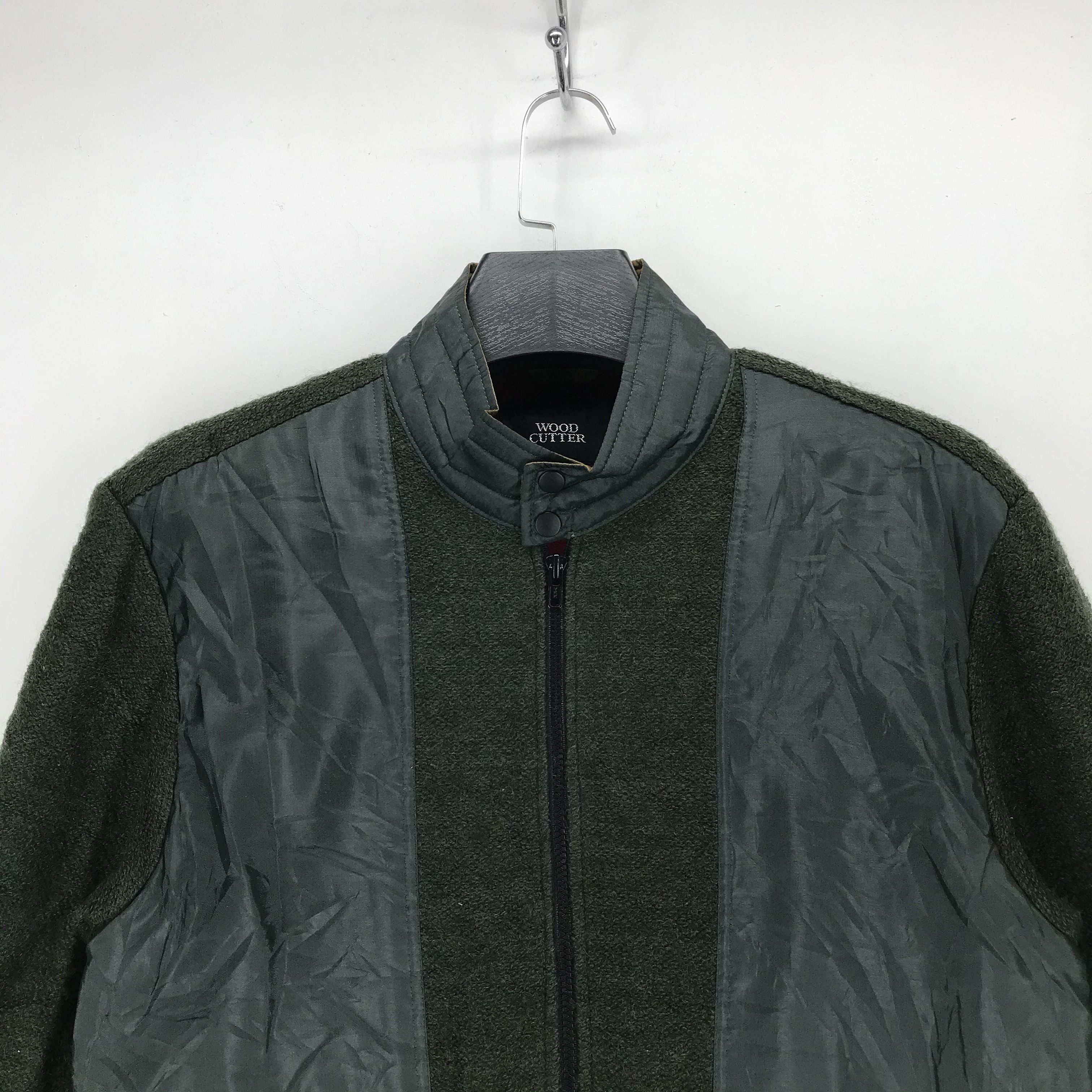 Japanese Brand WOOD CUTTER Hybrid Parachute Jacket #2303-90 Size US M / EU 48-50 / 2 - 2 Thumbnail