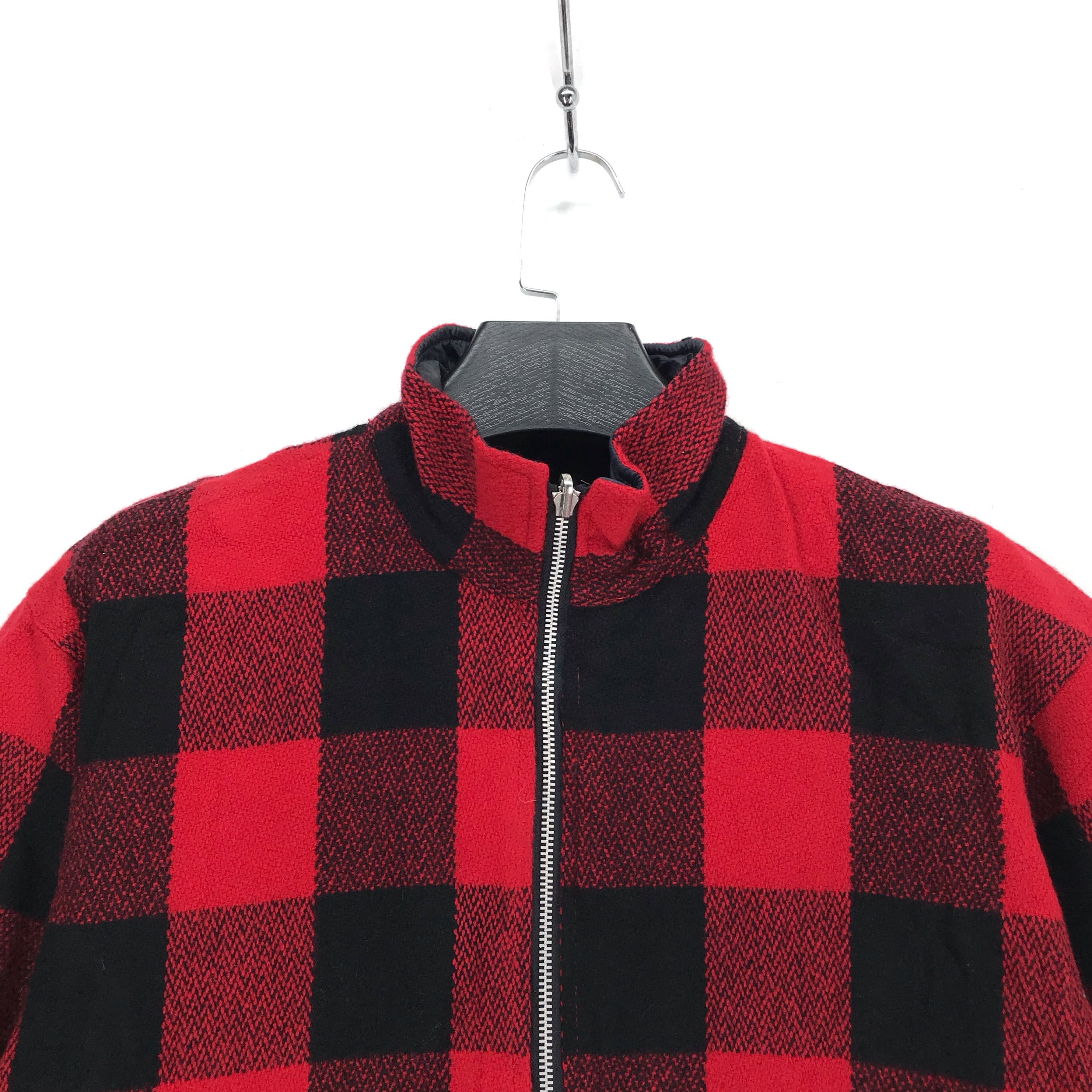 Japanese Brand GOWEST Work Military Tartan Plaid Reversible Jacket #2214-87 Size US S / EU 44-46 / 1 - 2 Thumbnail