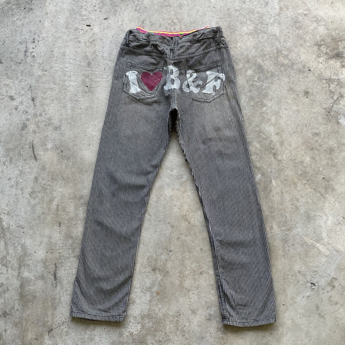 Japanese Brand Distressed💥 Japanese Vintage Drawstring Waist Trousers Pants Size US 31 - 10 Thumbnail