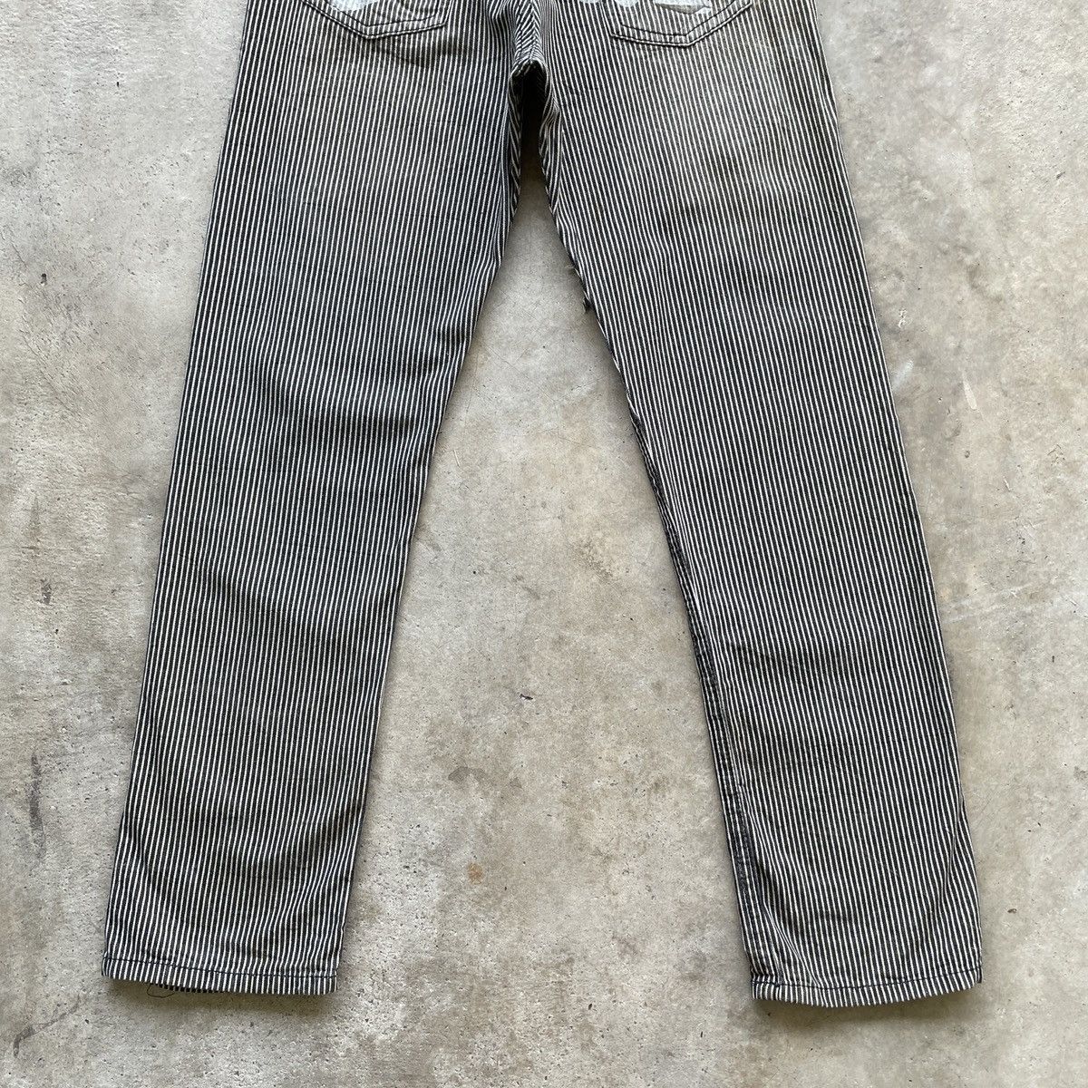 Japanese Brand Distressed💥 Japanese Vintage Drawstring Waist Trousers Pants Size US 31 - 8 Thumbnail