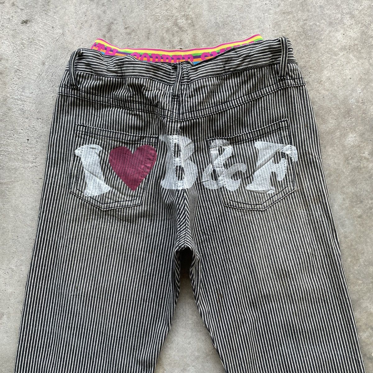 Japanese Brand Distressed💥 Japanese Vintage Drawstring Waist Trousers Pants Size US 31 - 9 Thumbnail