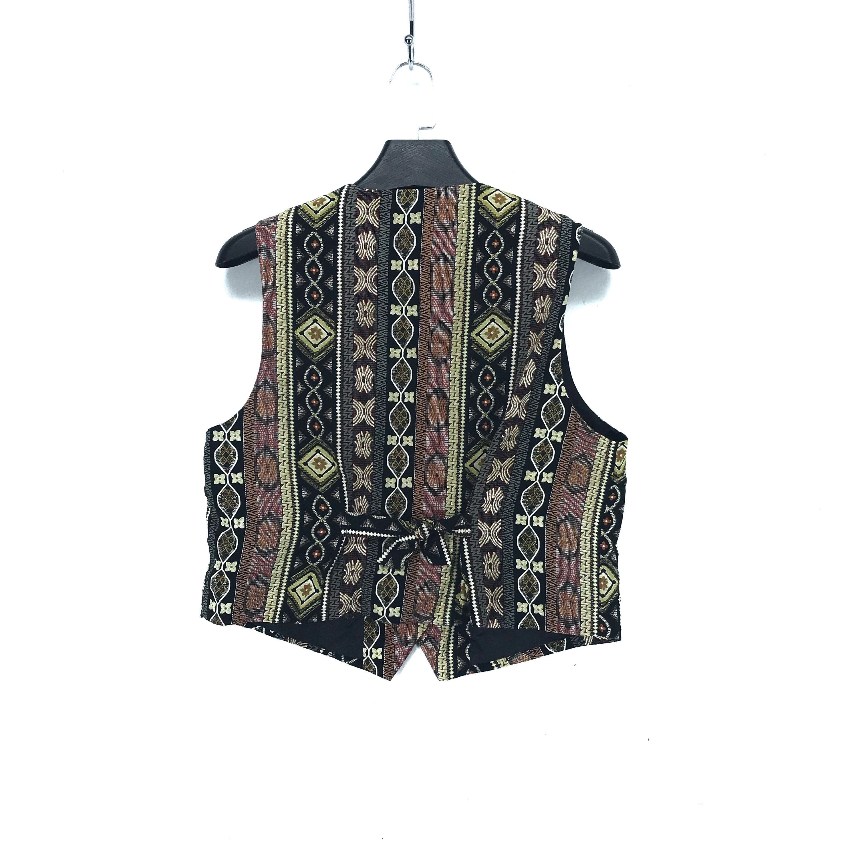 Japanese Brand Rare Design Mezzo Paris Multicolor Vest #2322-91 Size US S / EU 44-46 / 1 - 8 Thumbnail