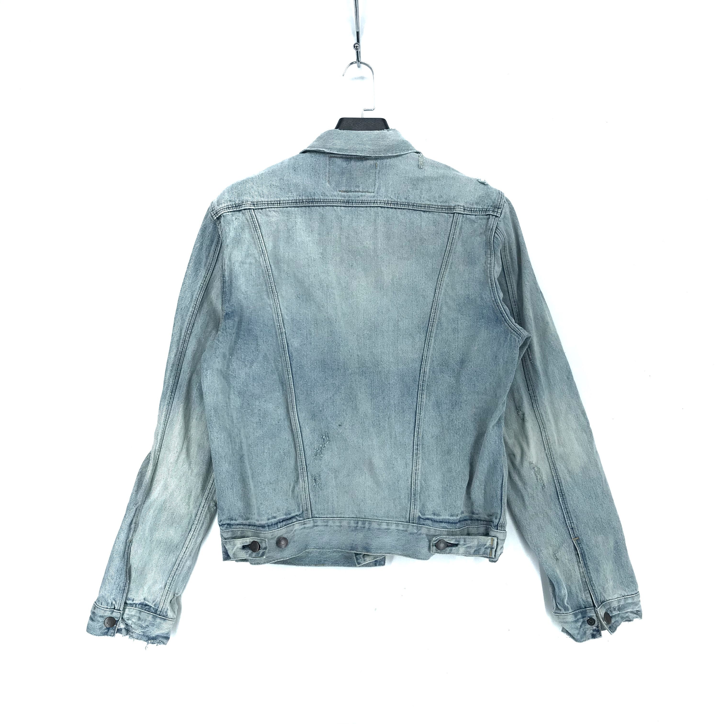 Hollister Trashed Hollister Washed Denim Jacket #2211-87 Size US M / EU 48-50 / 2 - 7 Thumbnail