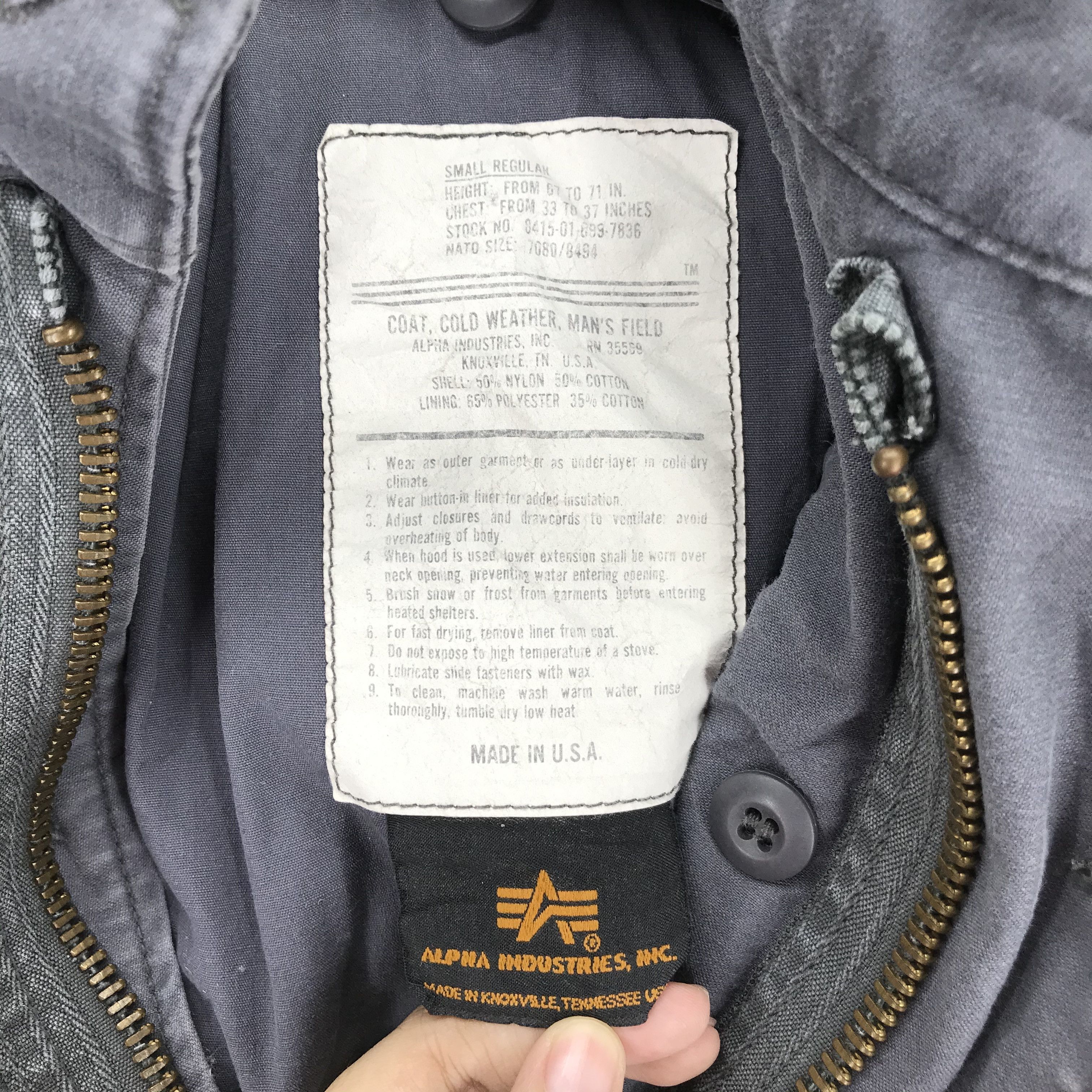 Alpha Industries Vintage Alpha Industries Chore Field Jacket #2223-87 Size US S / EU 44-46 / 1 - 6 Thumbnail