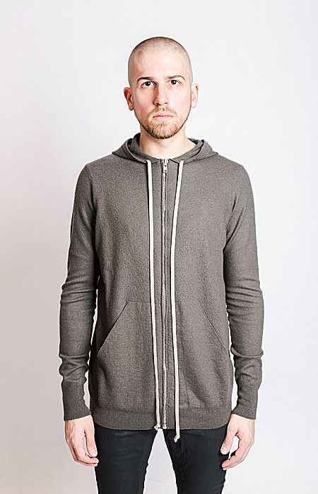 Rick Owens Cashmere Zip-Up Hoodie | Grailed