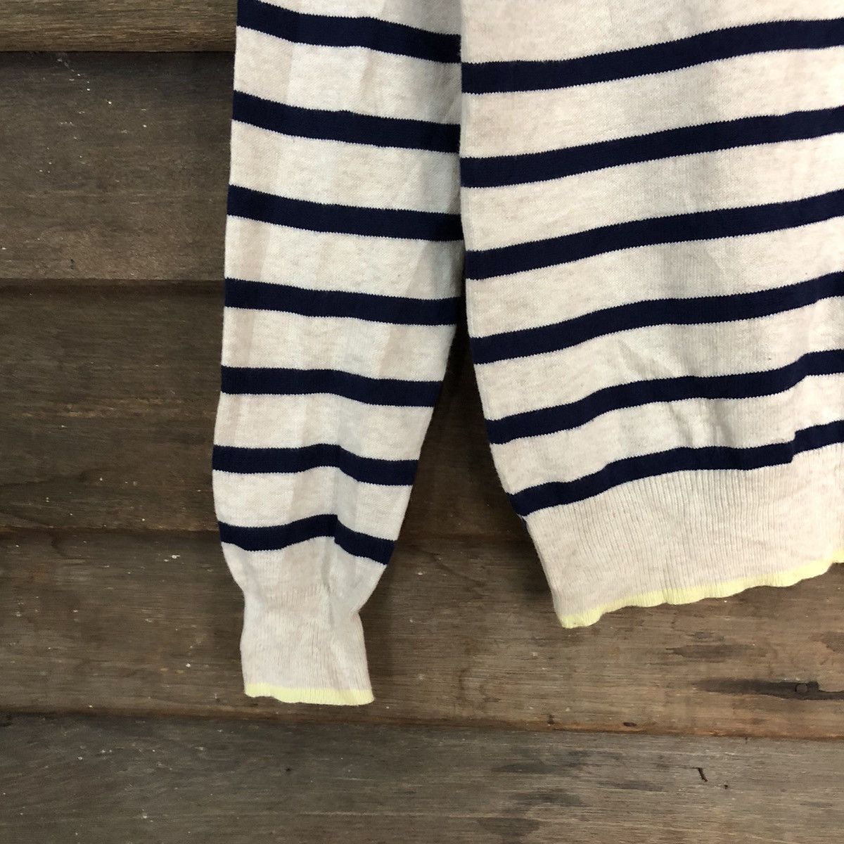 GU GU White Stripe Patterened Cardigans #7274 Size S / US 4 / IT 40 - 7 Thumbnail
