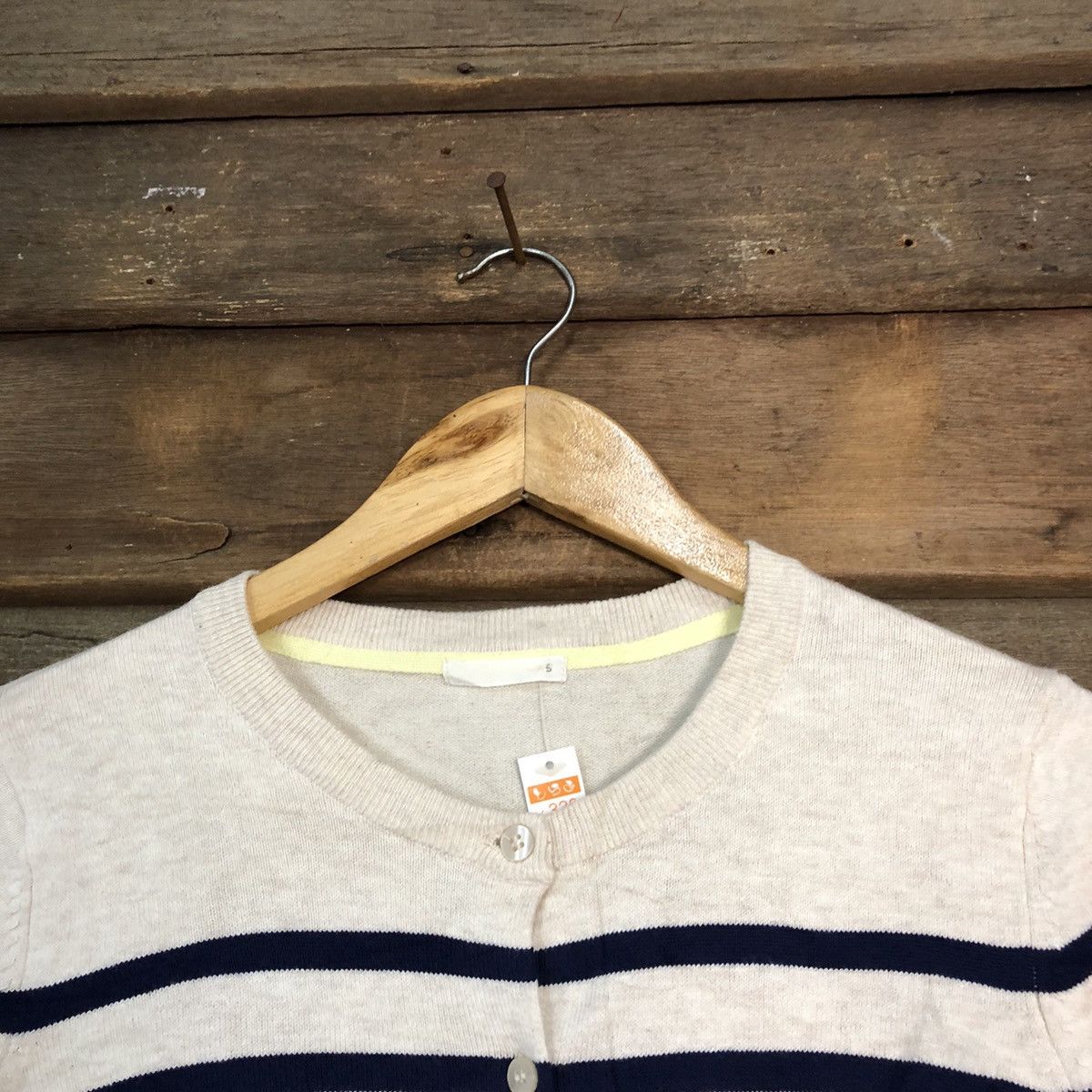 GU GU White Stripe Patterened Cardigans #7274 Size S / US 4 / IT 40 - 4 Thumbnail