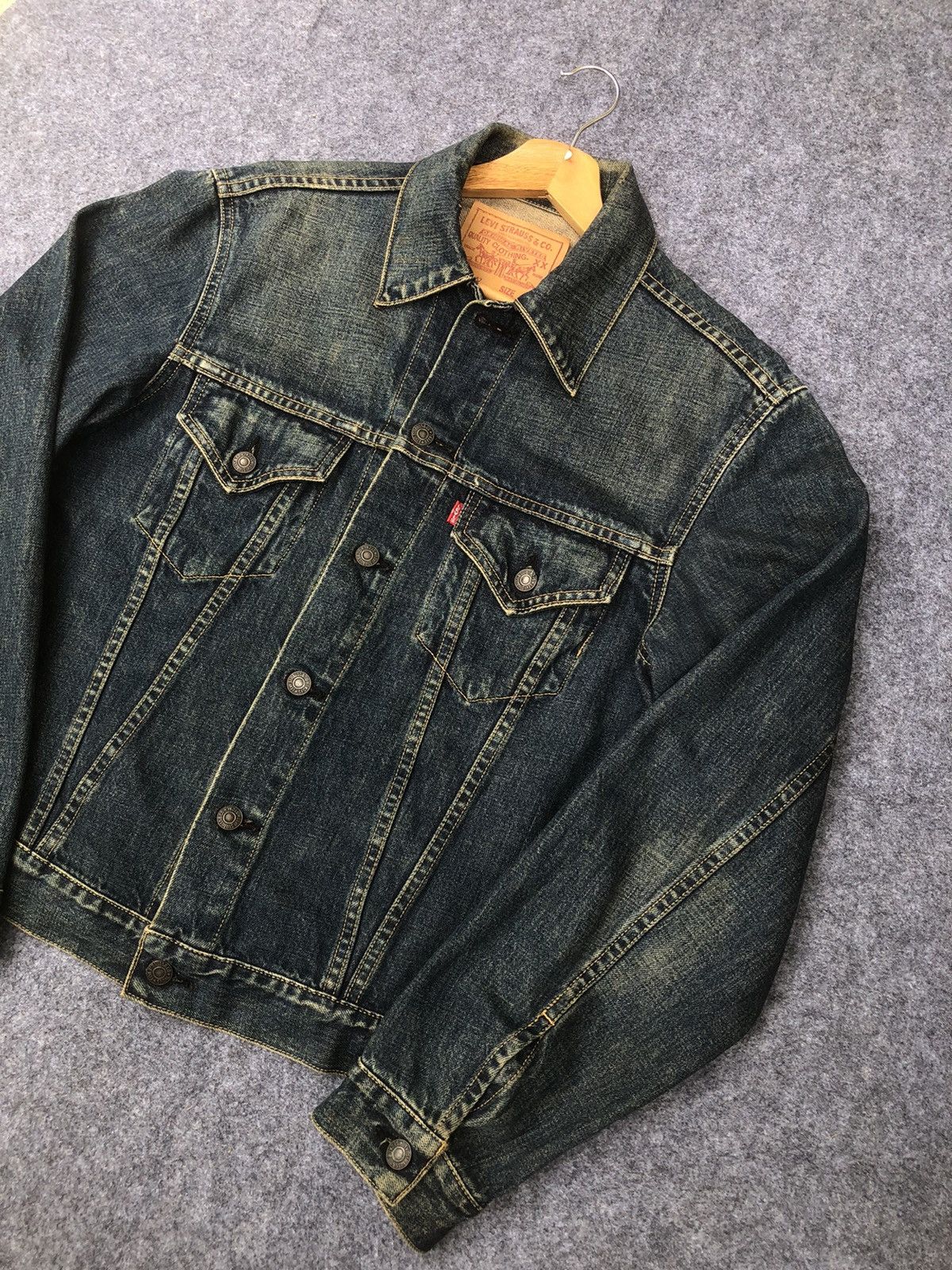 Levi's Rare🔥Vintage Levis Big E Lot 557 Denim Jacket Size US L / EU 52-54 / 3 - 15 Thumbnail