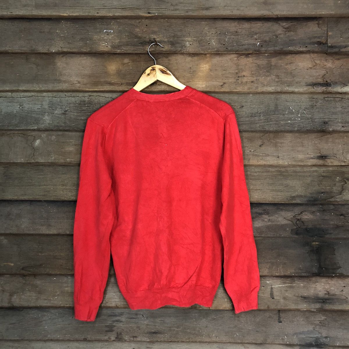 Vintage Uniqlo Red Patterned Cardigans Knitwear #7273 Size M / US 6-8 / IT 42-44 - 9 Thumbnail