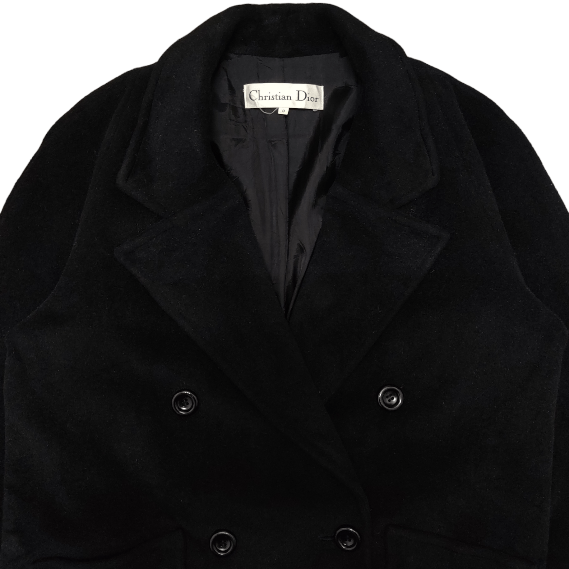 Christian Dior Monsieur Vintage Christian Dior Double Breasted Wool Coat Size US M / EU 48-50 / 2 - 2 Thumbnail