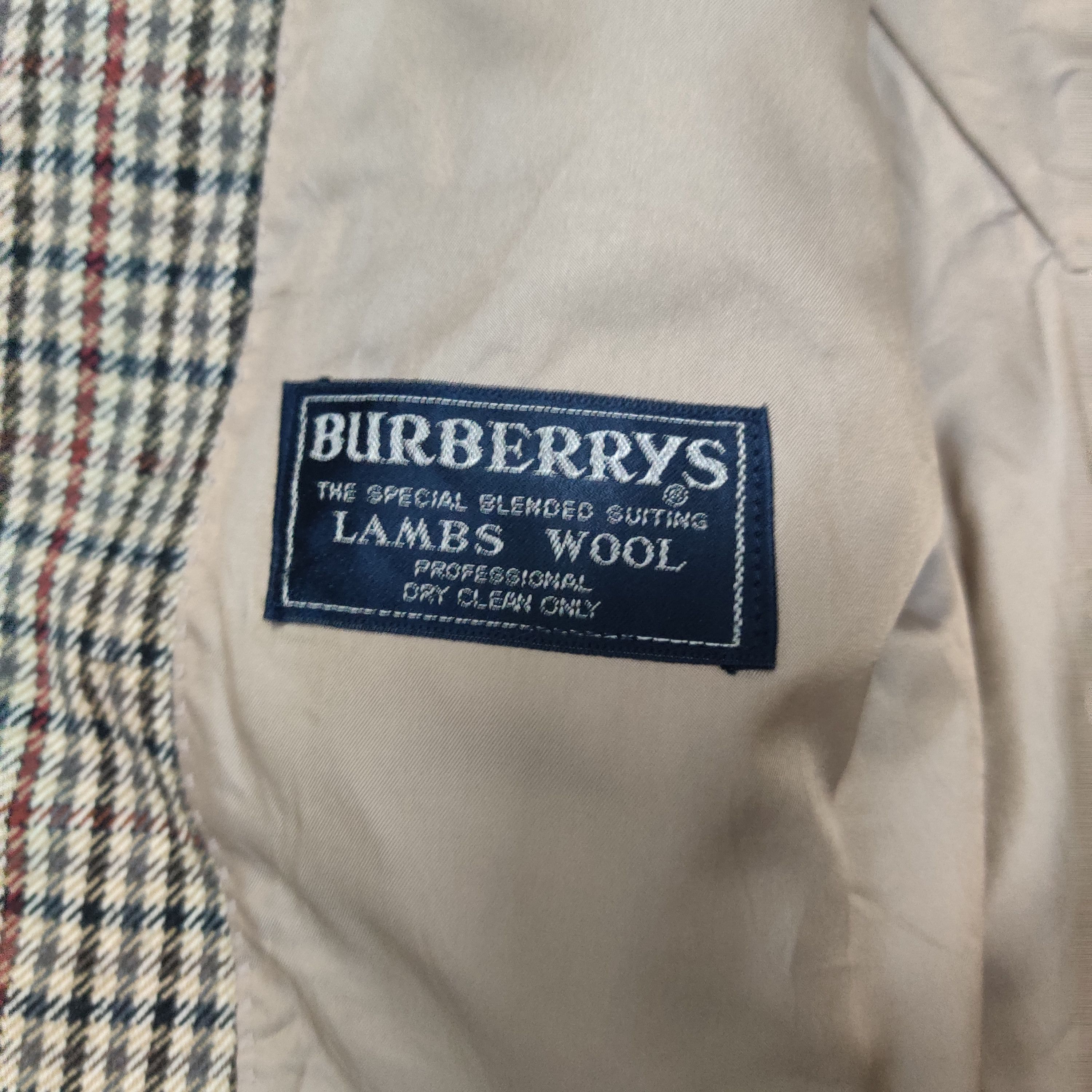 Burberry Vintage Burberry Lamb Wool Checkered Nova Check Coat Blazer Size US M / EU 48-50 / 2 - 6 Thumbnail