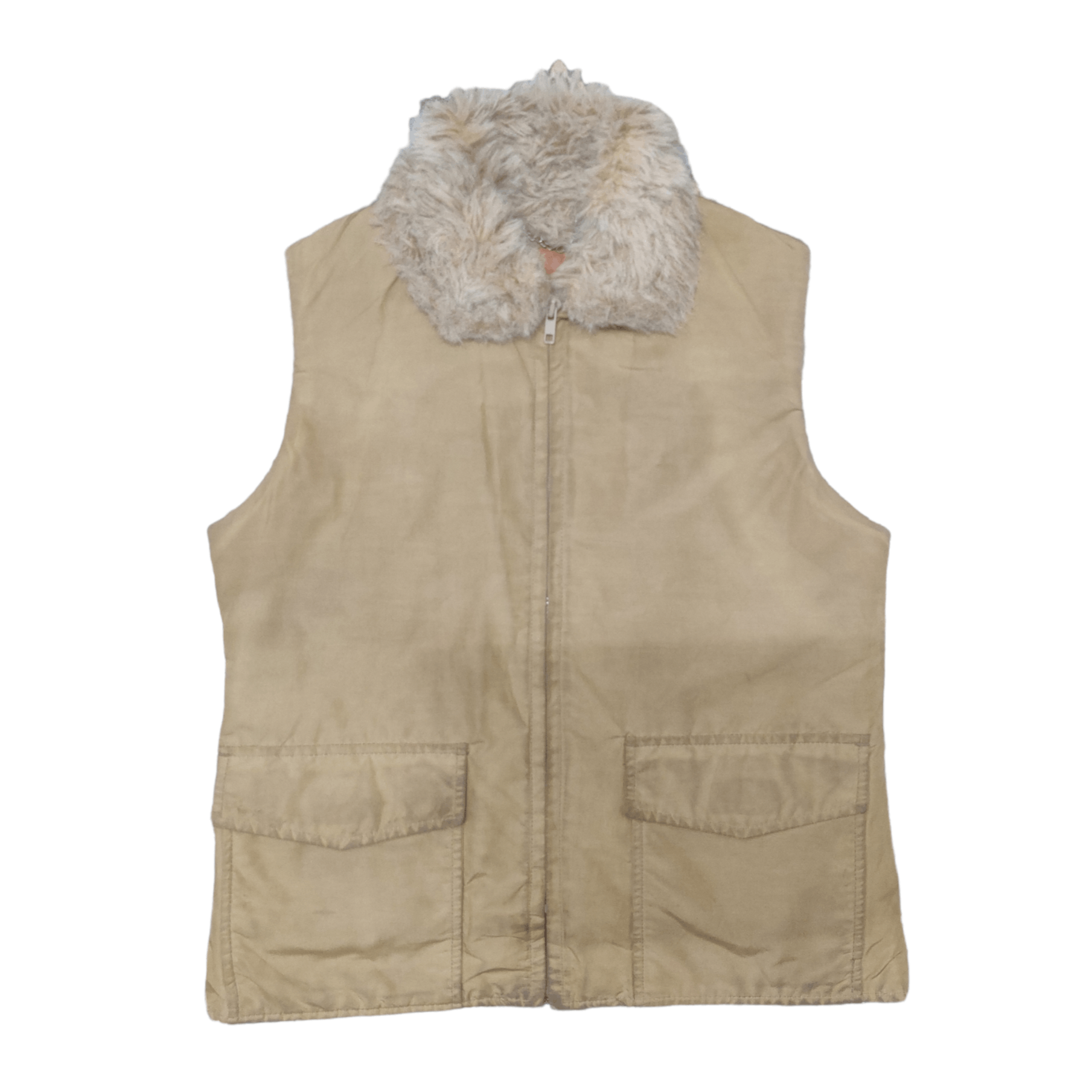 image of Tracey Vest x Vintage 70's Woolrich Fur Vest, Men's (Size Medium)