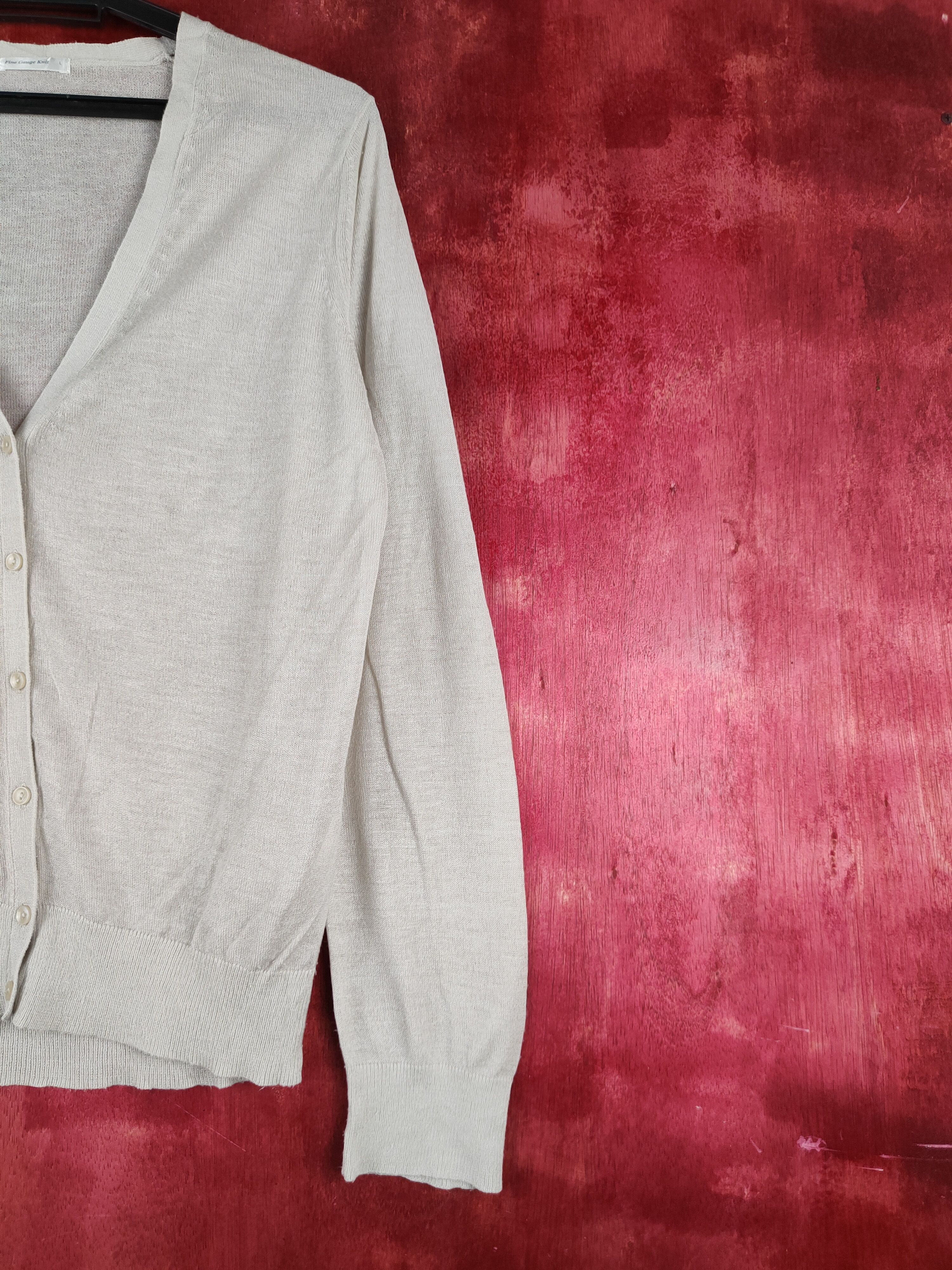 Uniqlo Uniqlo Gray Crochet Meshnet Knitwear Cardigan #S1058 Size L / US 10 / IT 46 - 6 Thumbnail