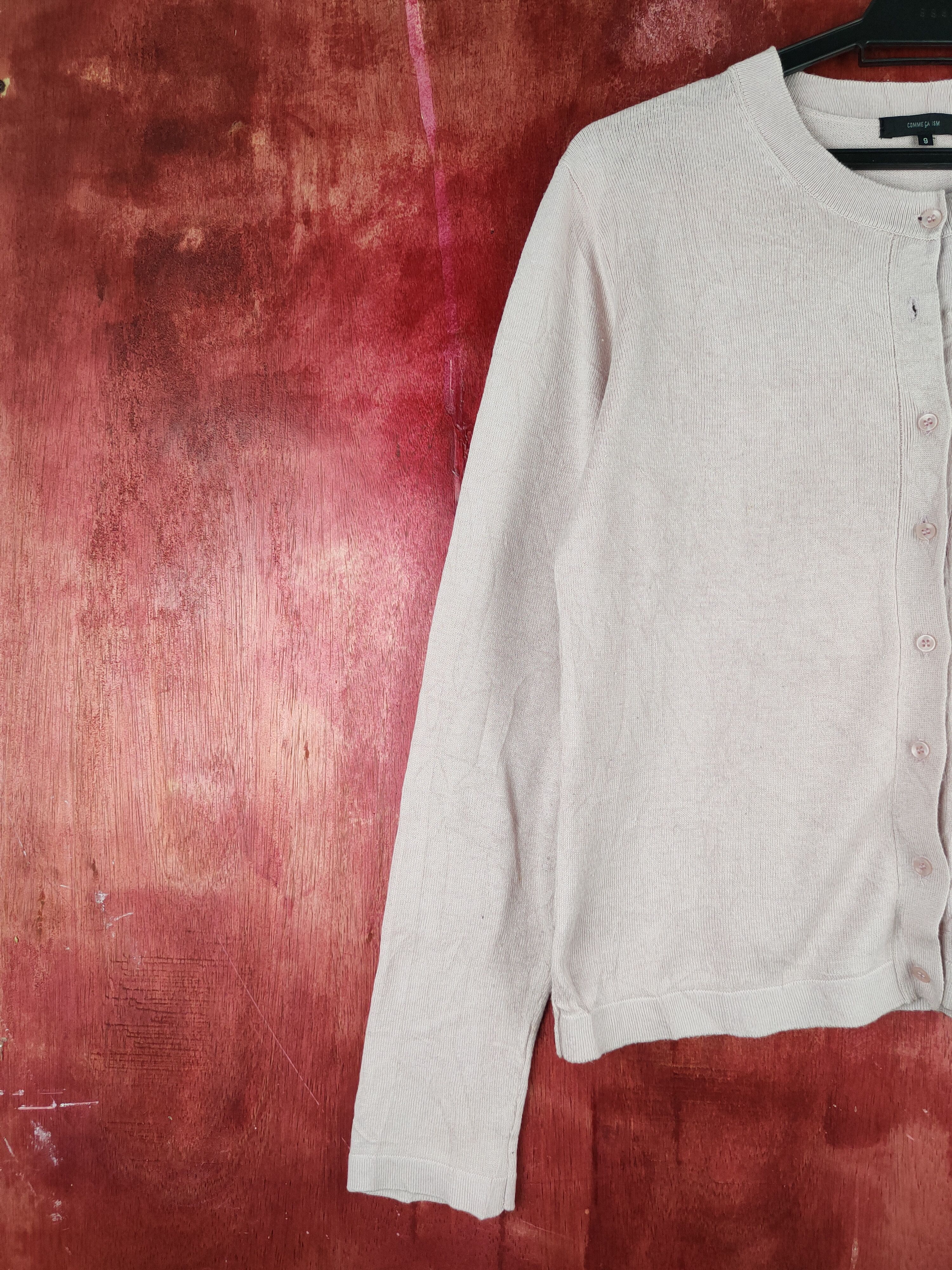 Comme Ca Ism × Japanese Brand Comme Ça Ism Soft Purple Faded Knitwear Cardigan #S1107 Size M / US 6-8 / IT 42-44 - 3 Thumbnail