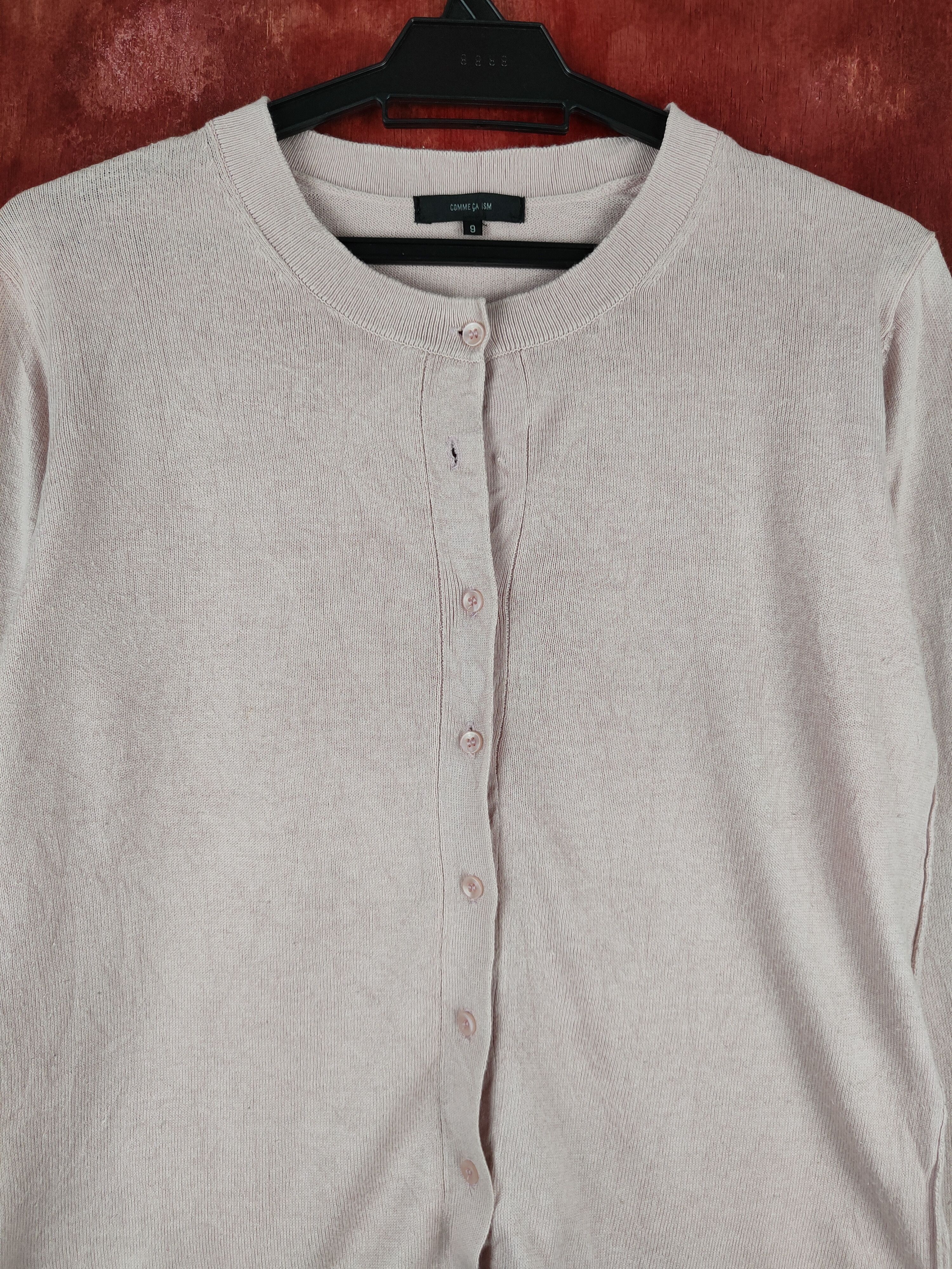 Comme Ca Ism × Japanese Brand Comme Ça Ism Soft Purple Faded Knitwear Cardigan #S1107 Size M / US 6-8 / IT 42-44 - 2 Thumbnail