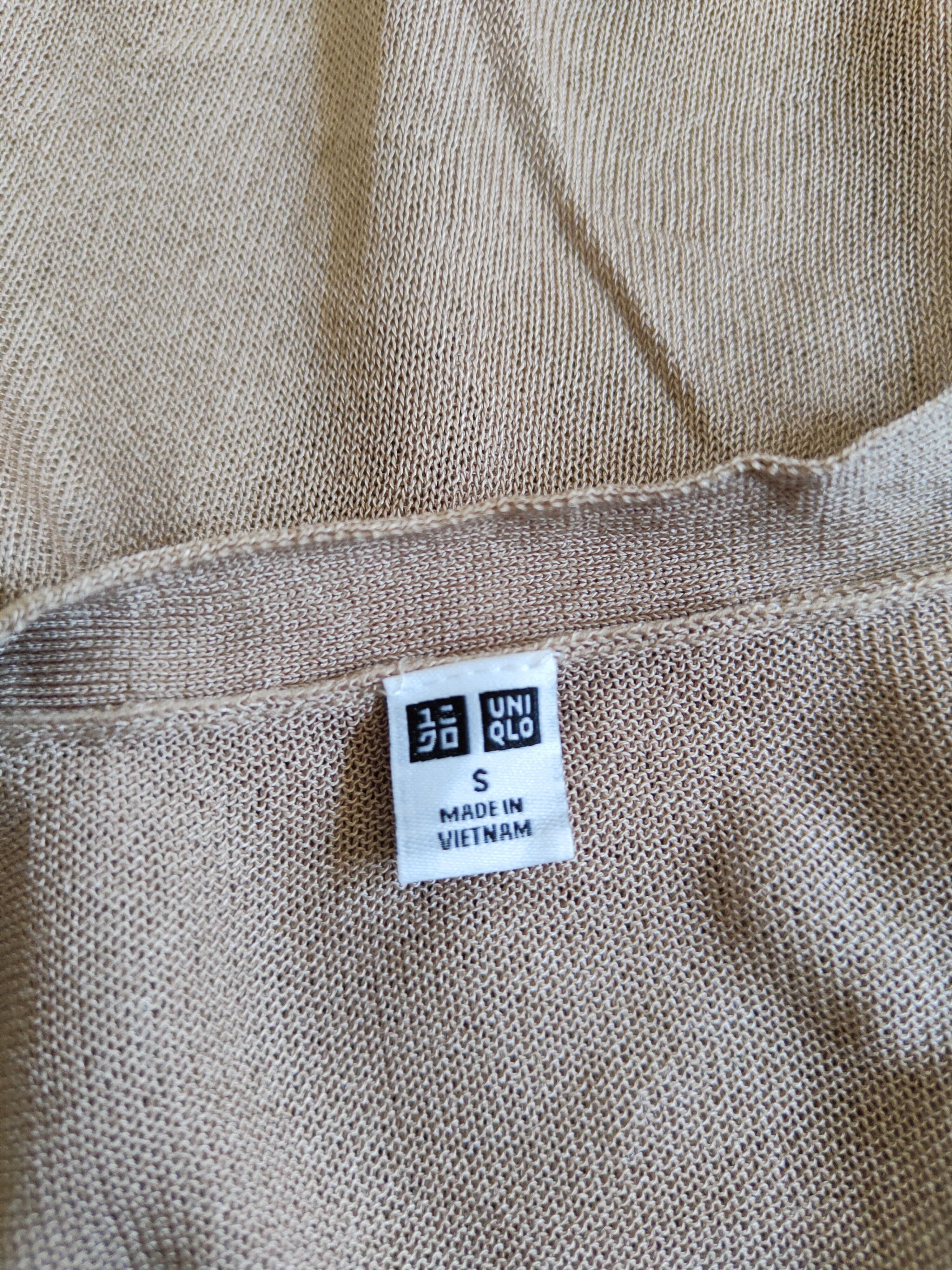 Japanese Brand × Uniqlo Uniqlo Brown vintage Knitwear Cardigan #S1101 Size S / US 4 / IT 40 - 12 Thumbnail
