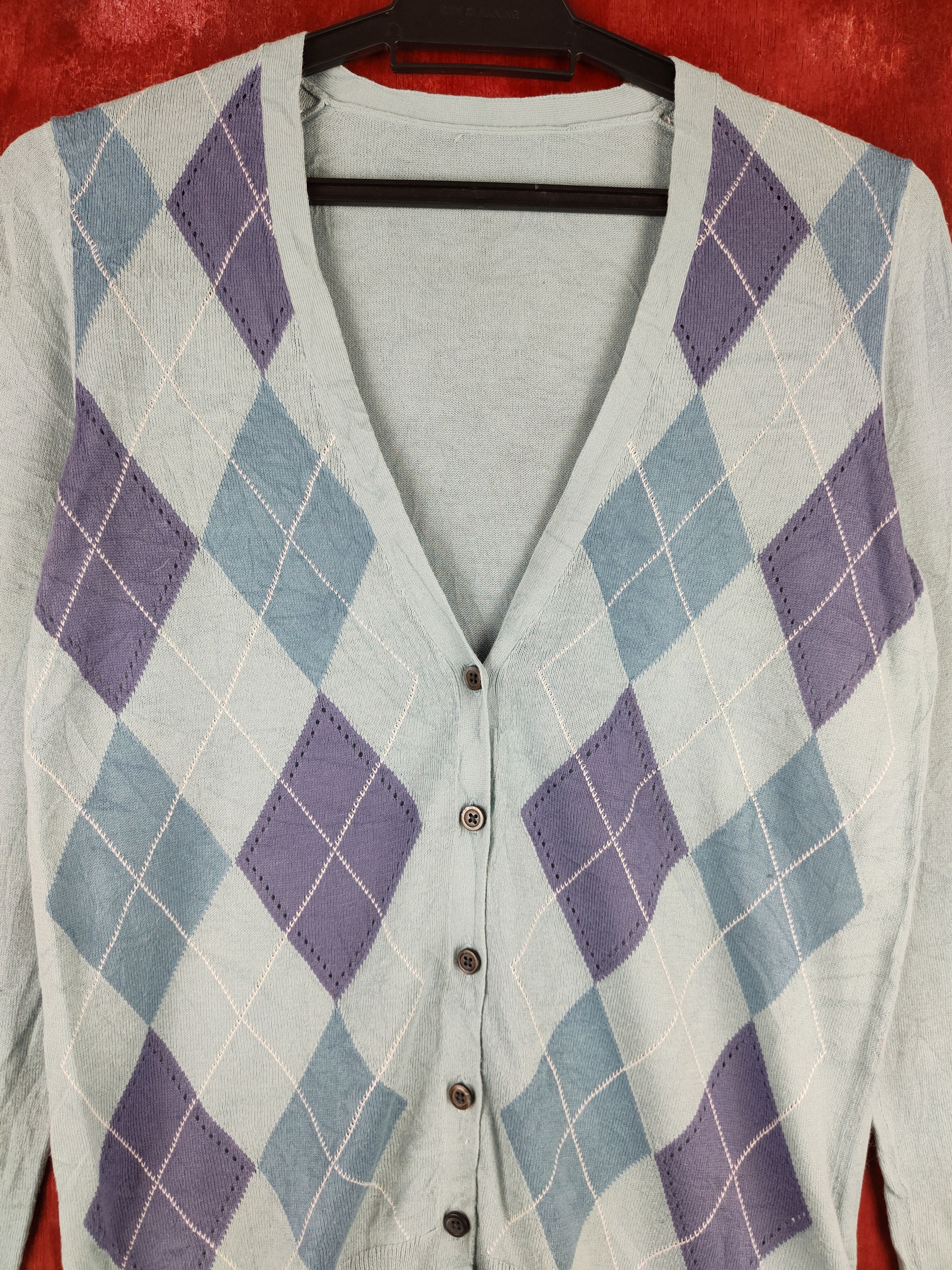 Japanese Brand × Uniqlo Uniqlo Baby Blue Knitwear Cardigan #S1099 Size S / US 4 / IT 40 - 2 Thumbnail
