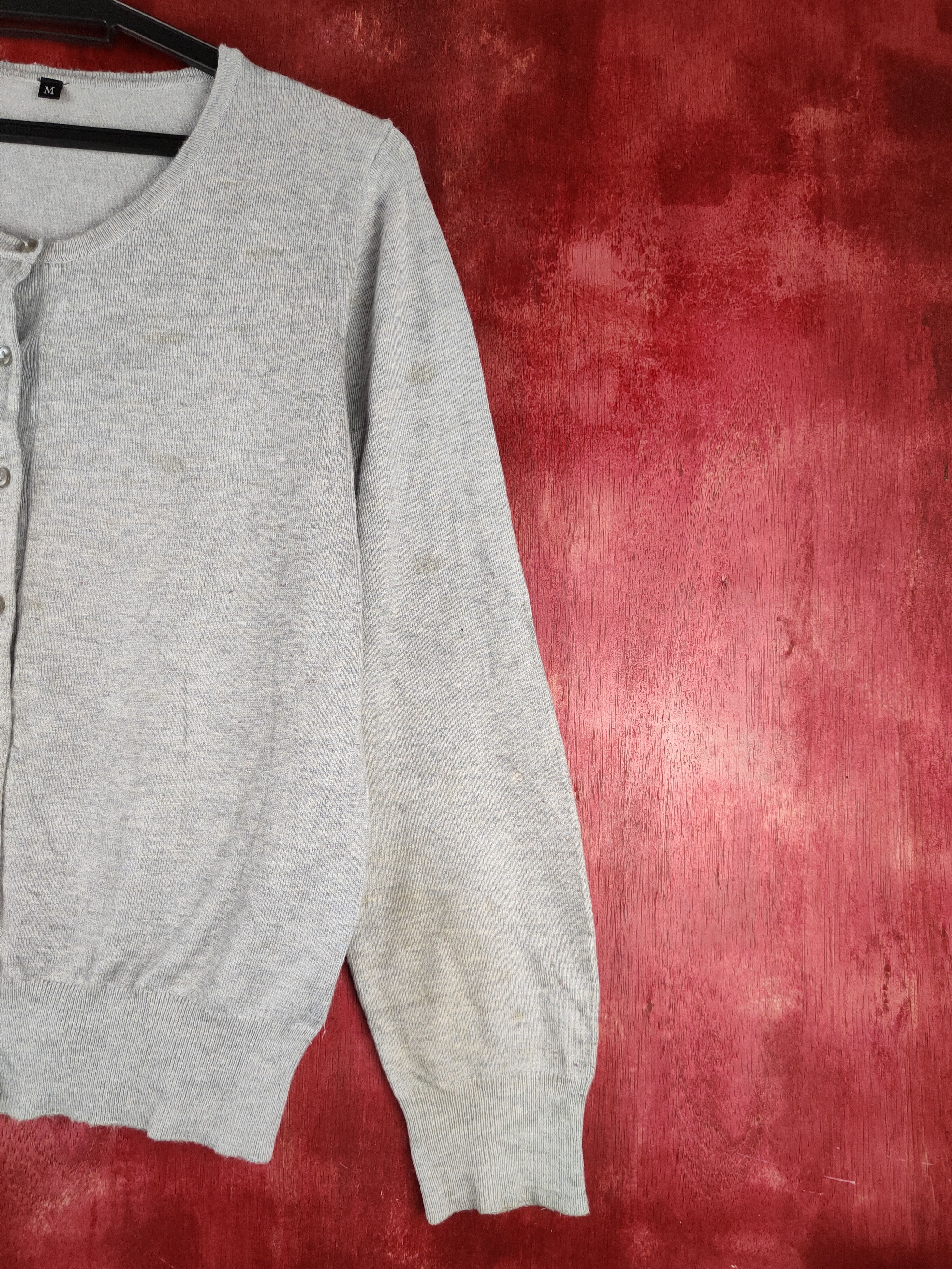 Japanese Brand Japanese Brand Gray Knitwear Cardigan #S1095 Size M / US 6-8 / IT 42-44 - 5 Thumbnail