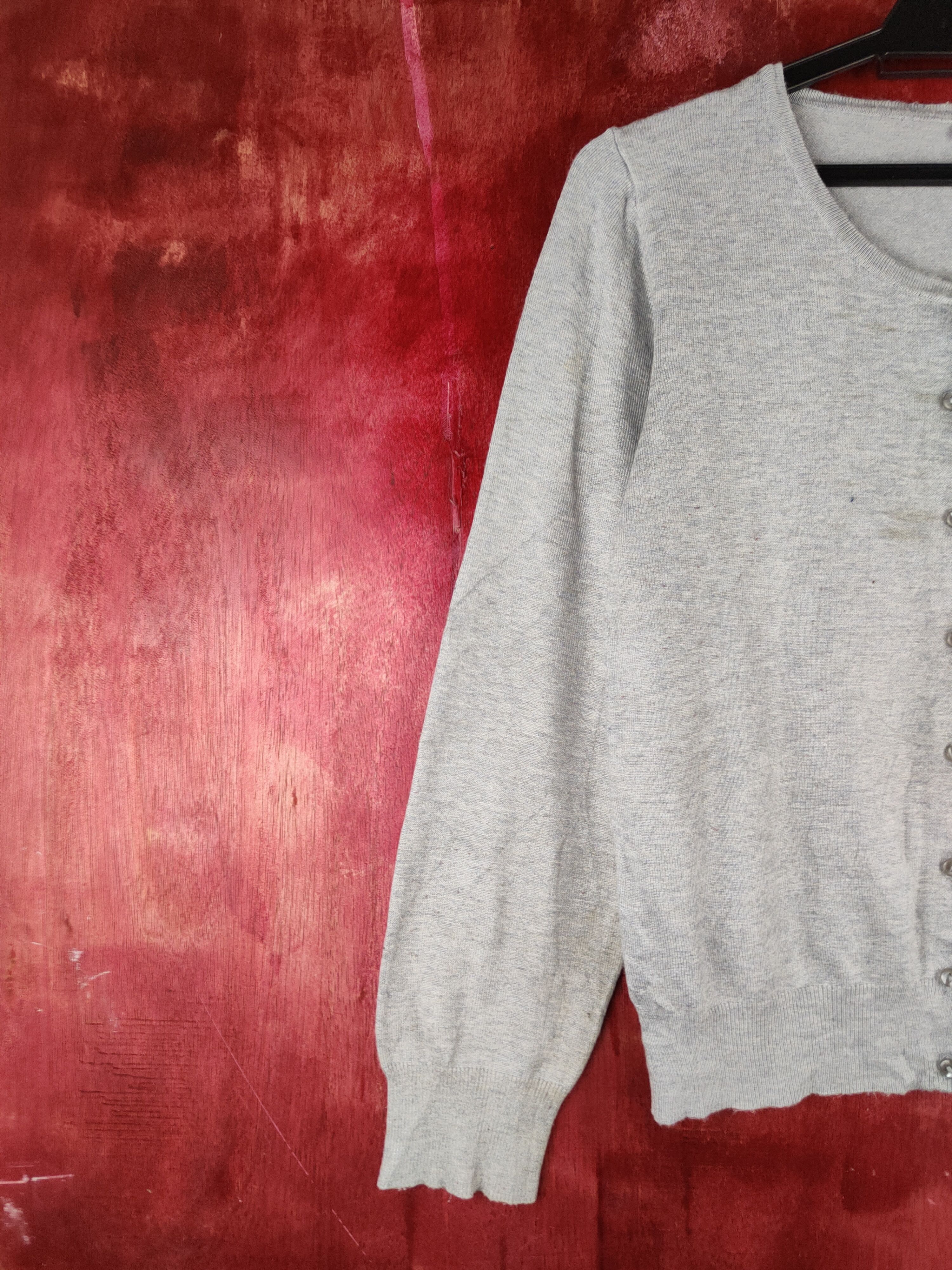 Japanese Brand Japanese Brand Gray Knitwear Cardigan #S1095 Size M / US 6-8 / IT 42-44 - 3 Thumbnail