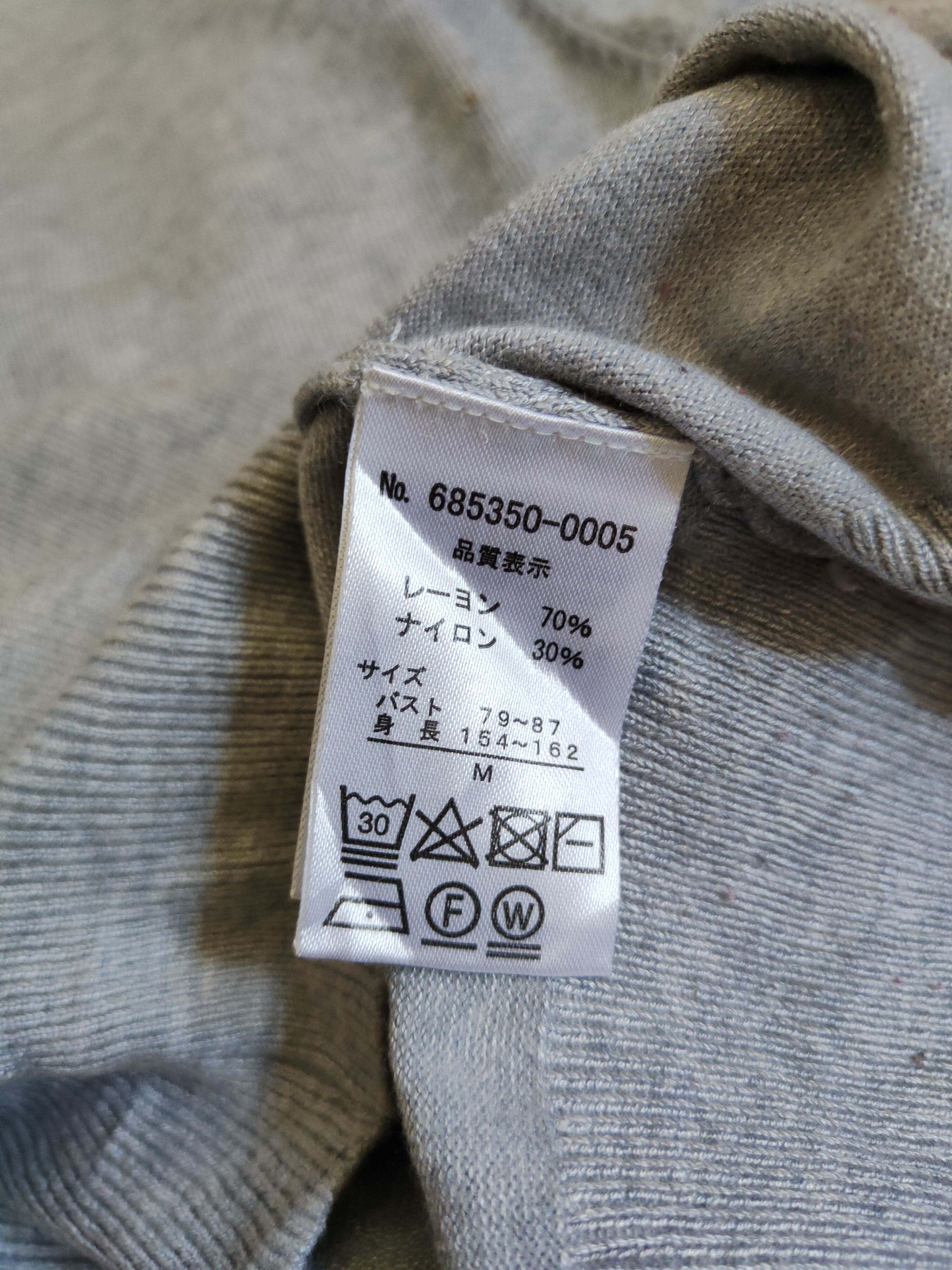 Japanese Brand Japanese Brand Gray Knitwear Cardigan #S1095 Size M / US 6-8 / IT 42-44 - 10 Thumbnail