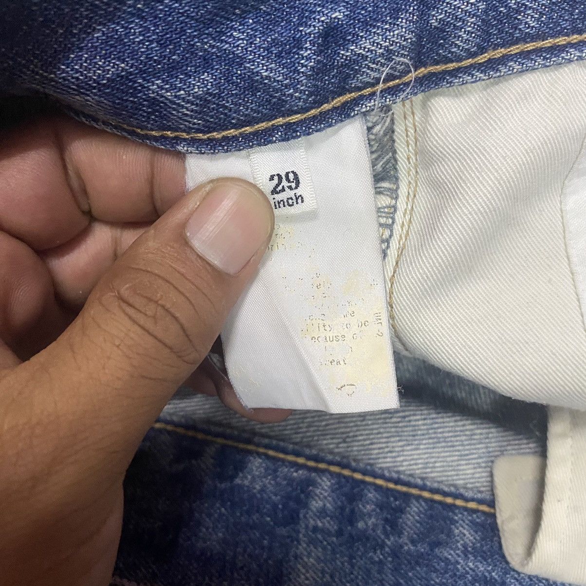 Japanese Brand × Vintage Vintage Selvedge Beauty&Youth United Arrow Denim Jean Size US 31 - 11 Thumbnail