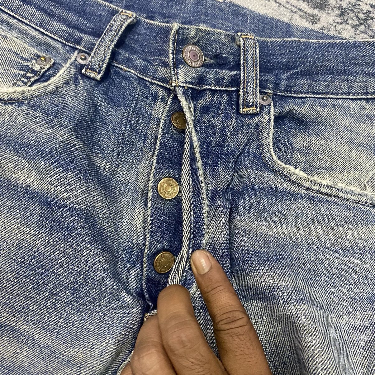 Japanese Brand × Vintage Vintage Selvedge Beauty&Youth United Arrow Denim Jean Size US 31 - 8 Thumbnail