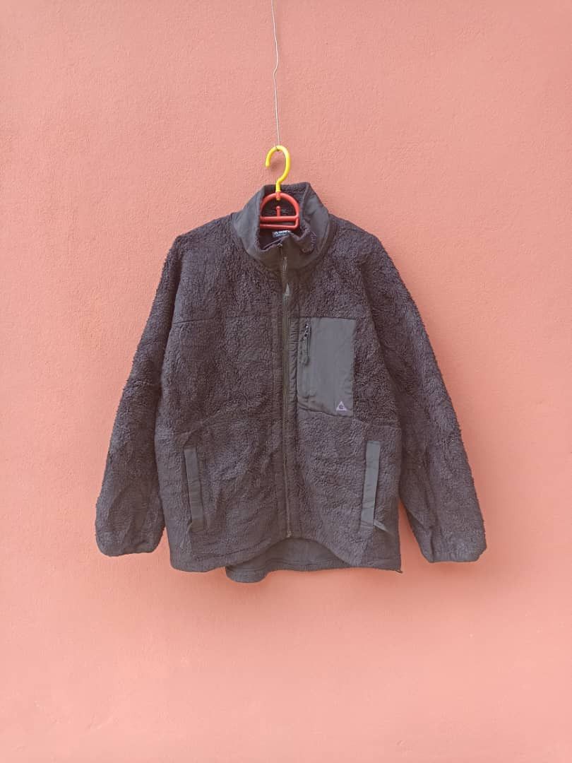 image of Gerry Sherpa Fleece Zipper Jacket in Black, Women's (Size XS)