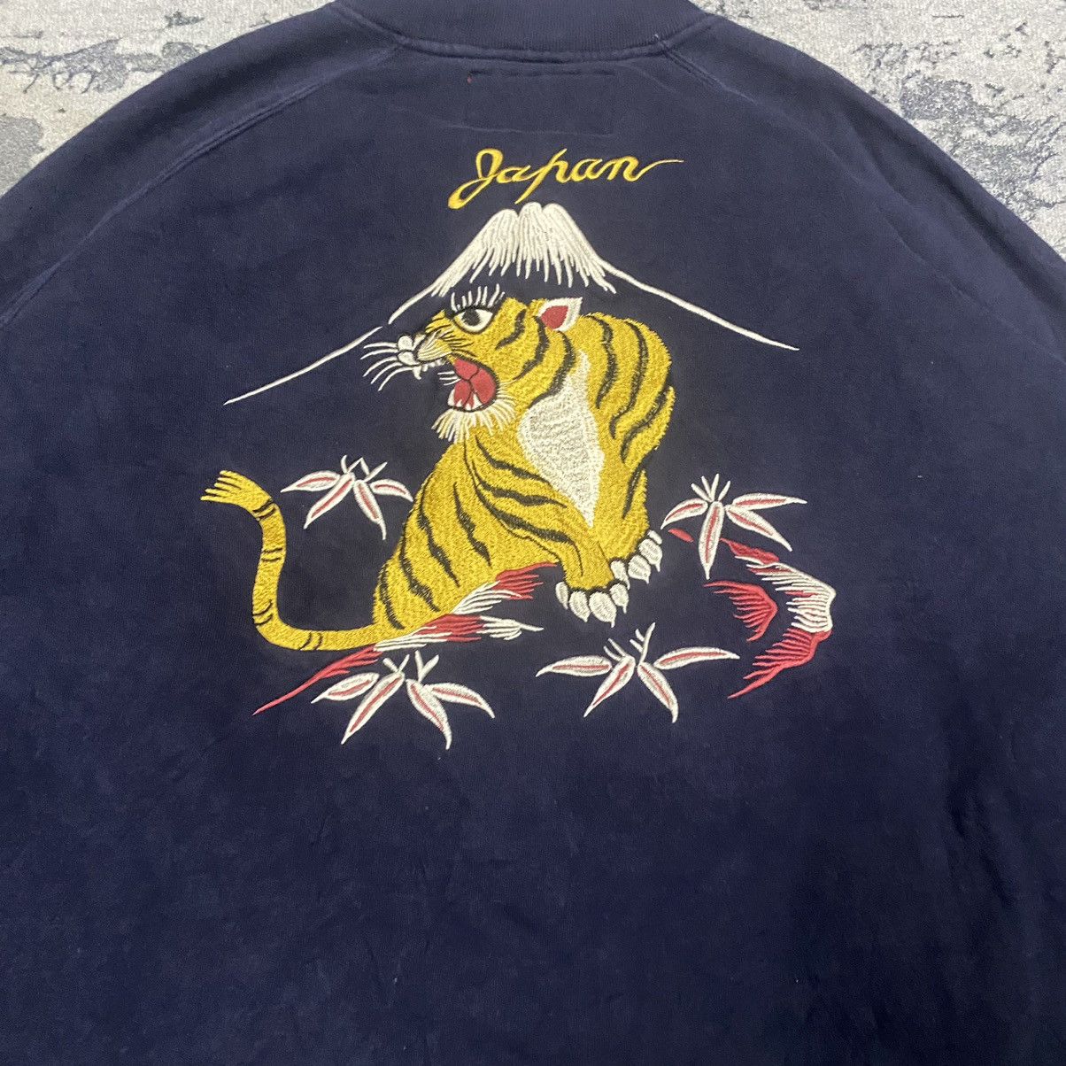 Japanese Brand Vintage Japanese Houston Embroidery Tiger Sukajan Sweater Size US M / EU 48-50 / 2 - 5 Thumbnail