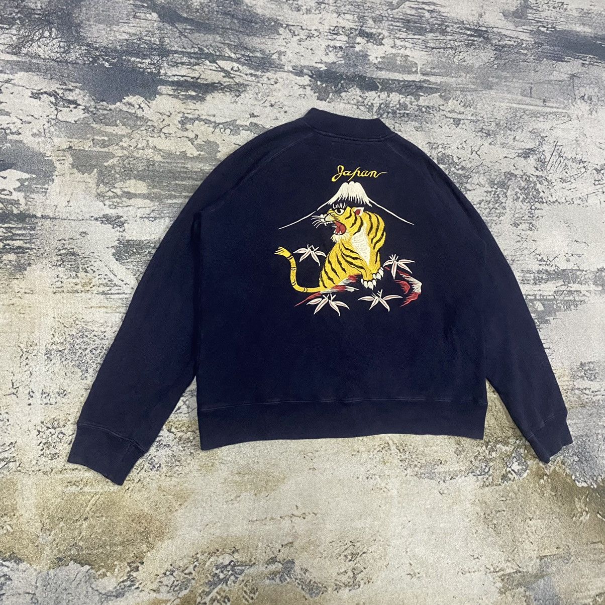 Japanese Brand Vintage Japanese Houston Embroidery Tiger Sukajan Sweater Size US M / EU 48-50 / 2 - 3 Thumbnail