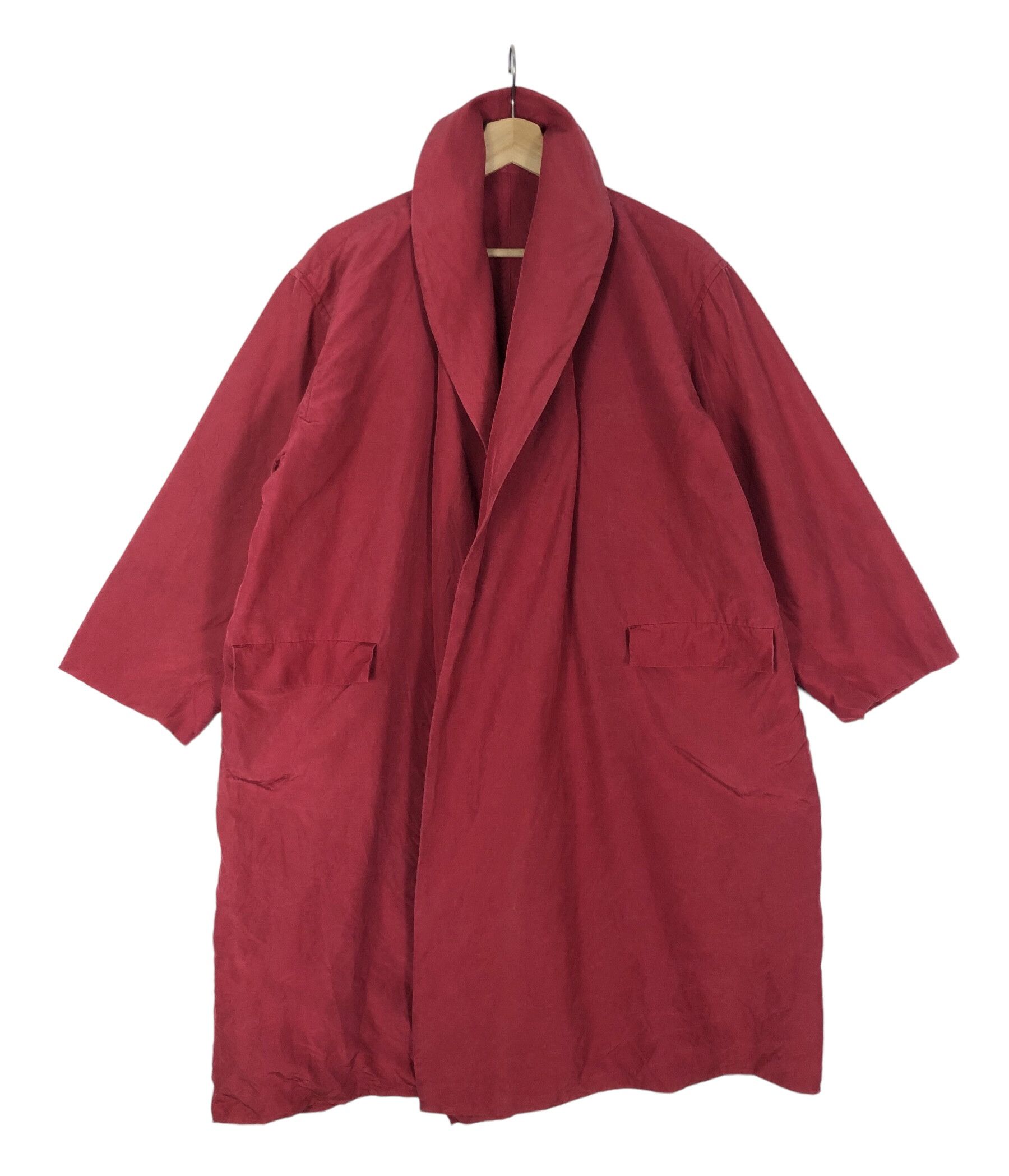 Dior RARE🔥VINTAGE 90’S DIOR RUNWAY RED BUTTONLESS LIGHT COAT Size L / US 10 / IT 46 - 1 Thumbnail