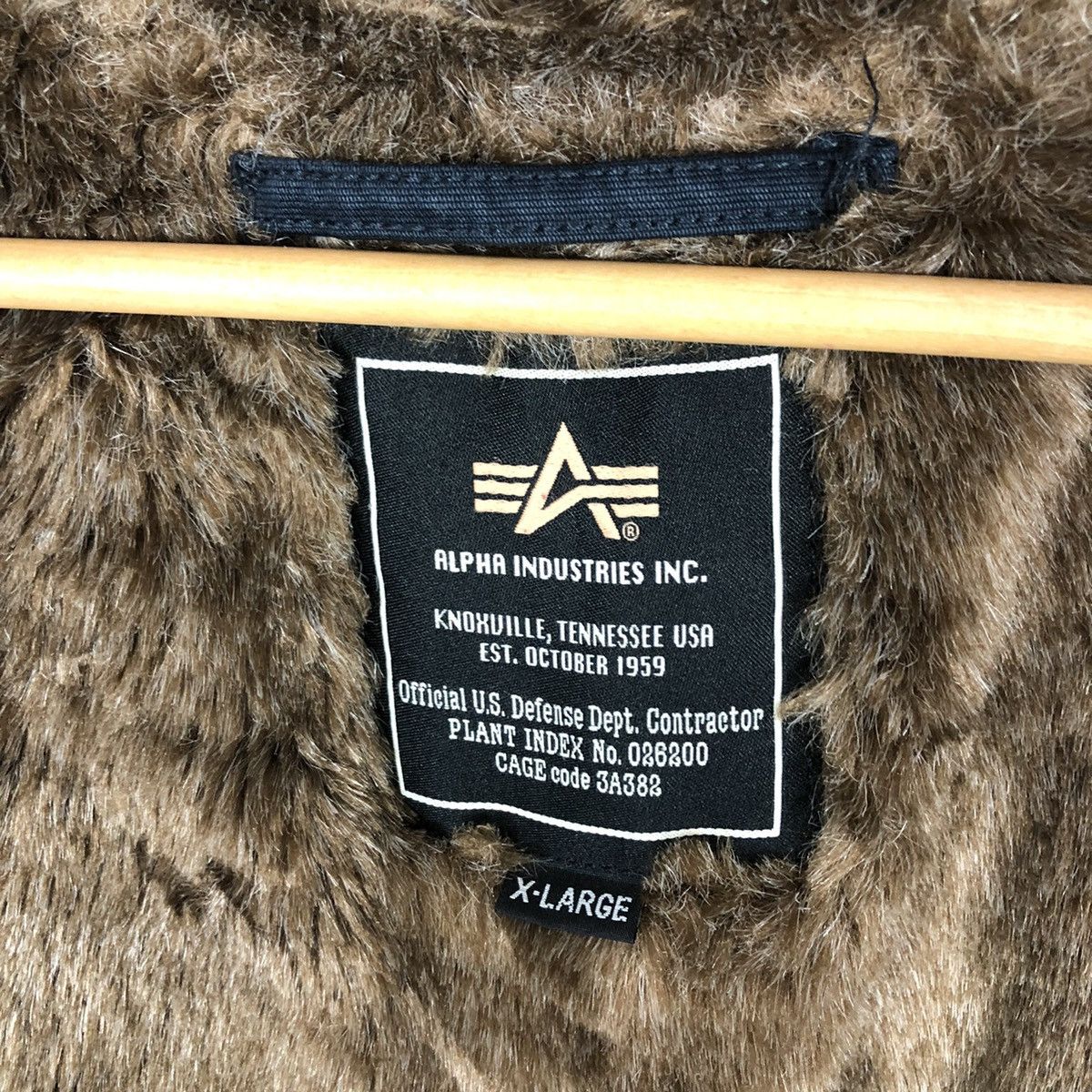 Vintage ALPHA INDUSTRIES INC. U.S.A.L INSPIRED BY BUZZ RICKSON Size US XL / EU 56 / 4 - 13 Thumbnail
