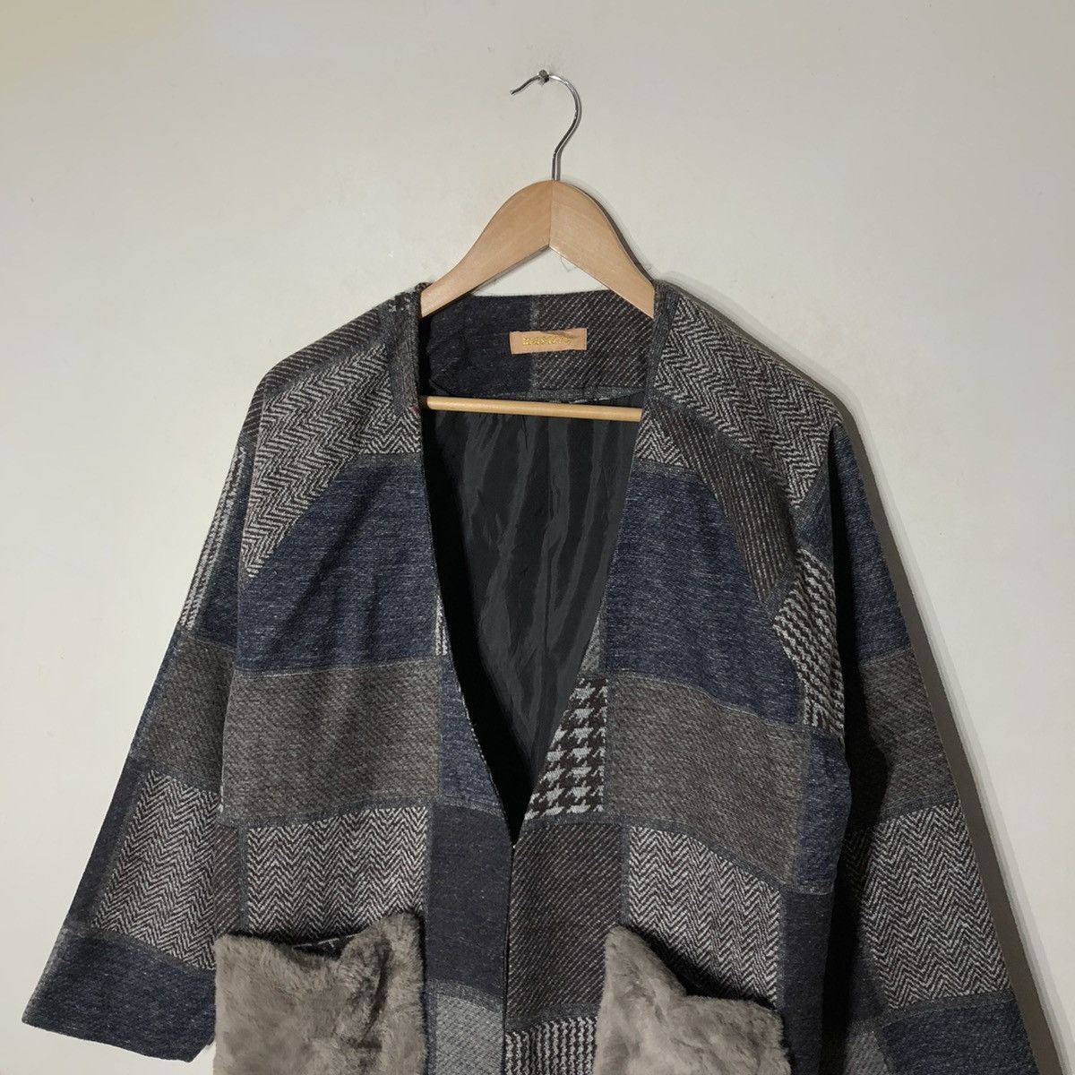 Japanese Brand MASSIVE Long Jacket Patch Work Inspired by Kapital Japan Size US M / EU 48-50 / 2 - 4 Thumbnail
